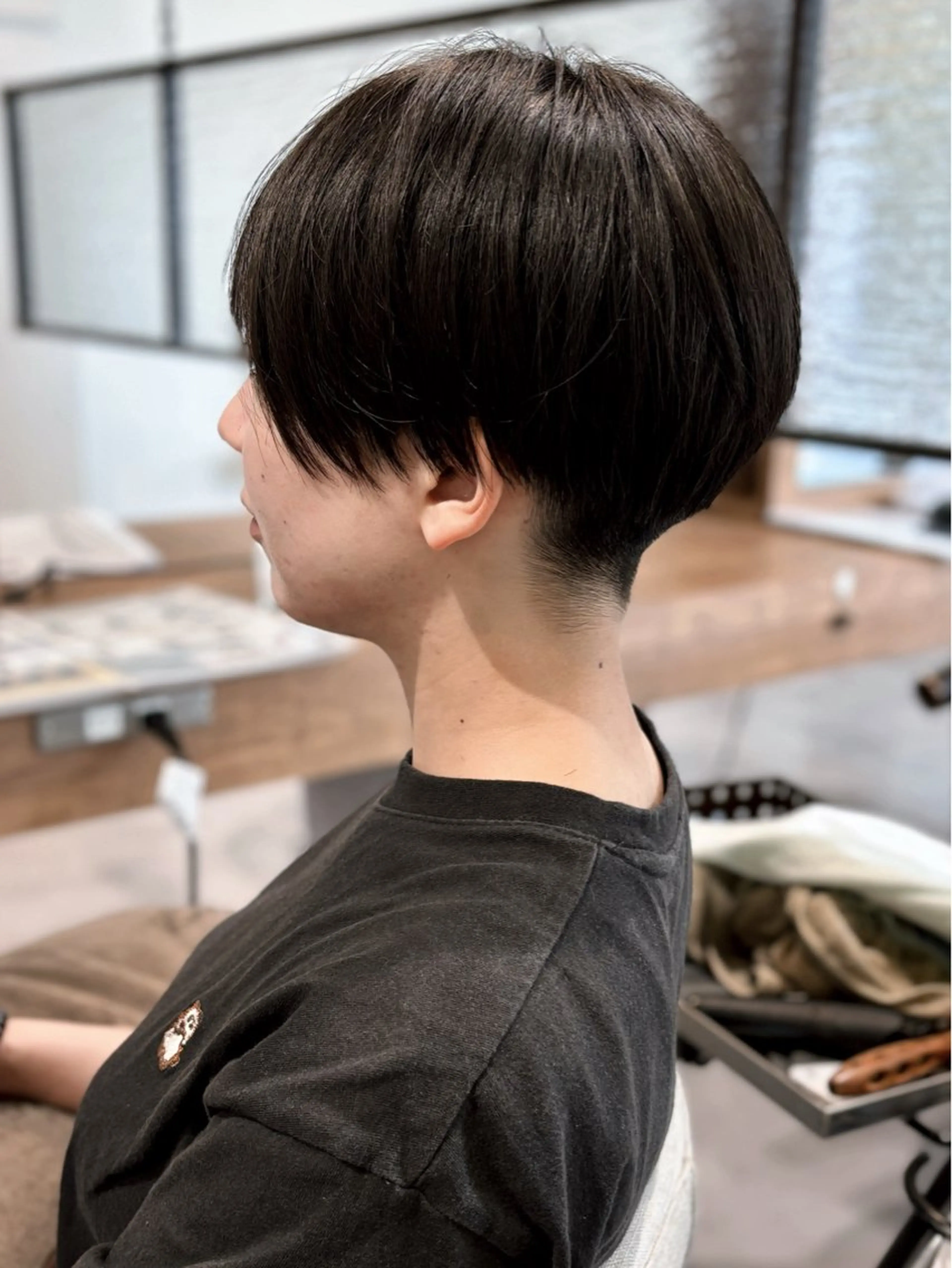 ショート ハンサムショート ショートヘア カット Zina.金上美玲 ✲レイヤー/メンズのヘアスタイル