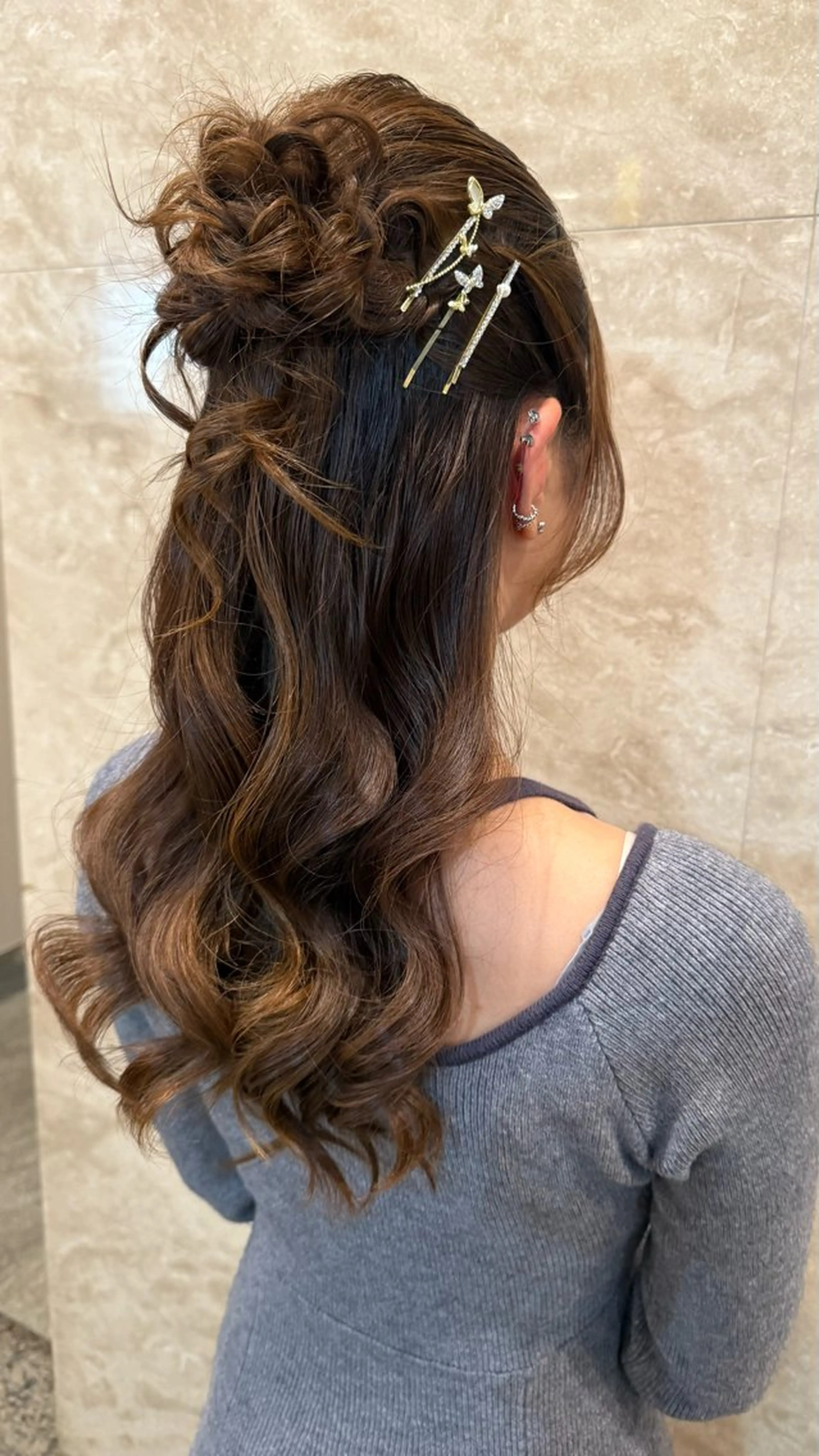 ロング ヘアアレンジ ヘアセット 🍓 JURiA 🍓のヘアスタイル