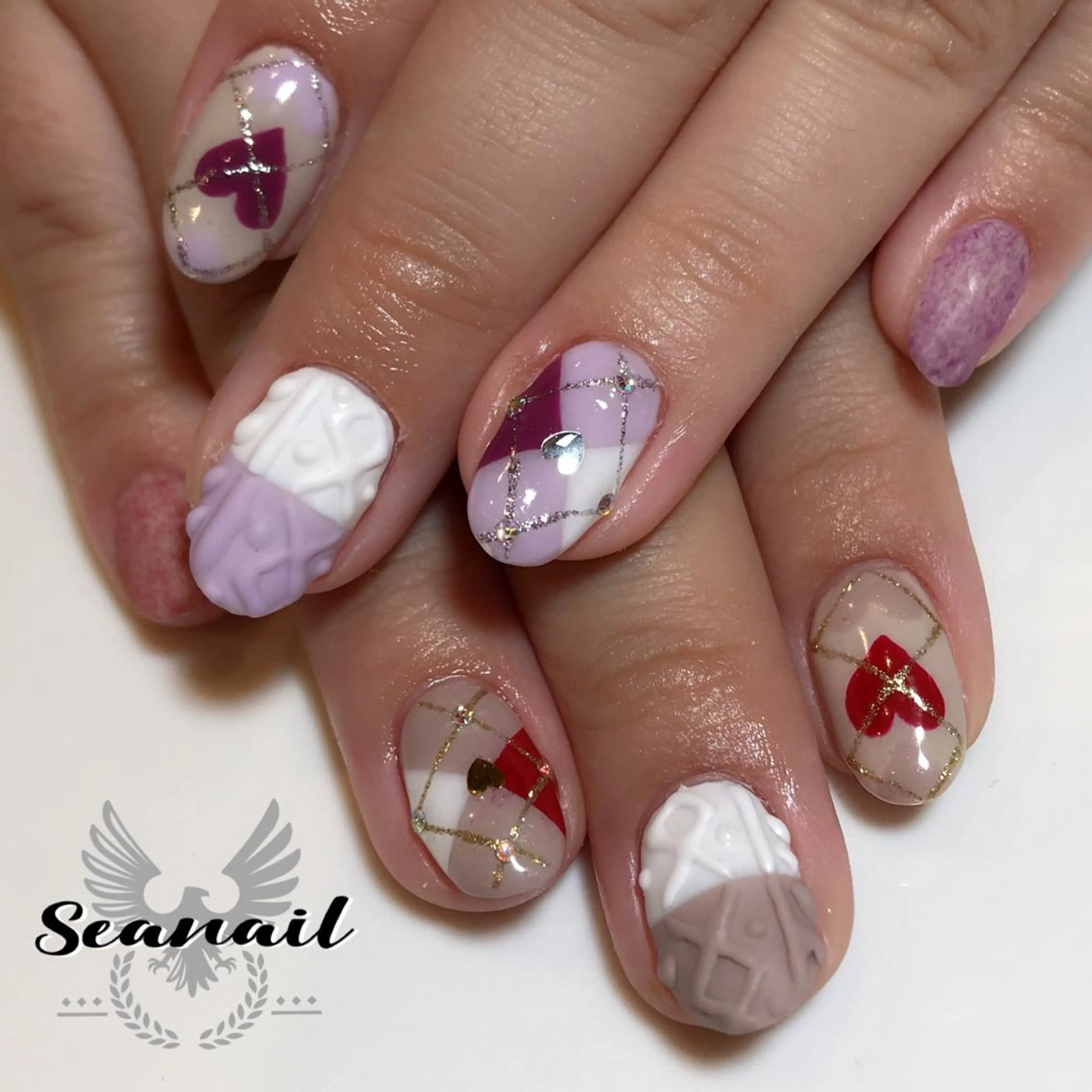 ネイル 小尾 栞のネイルデザイン