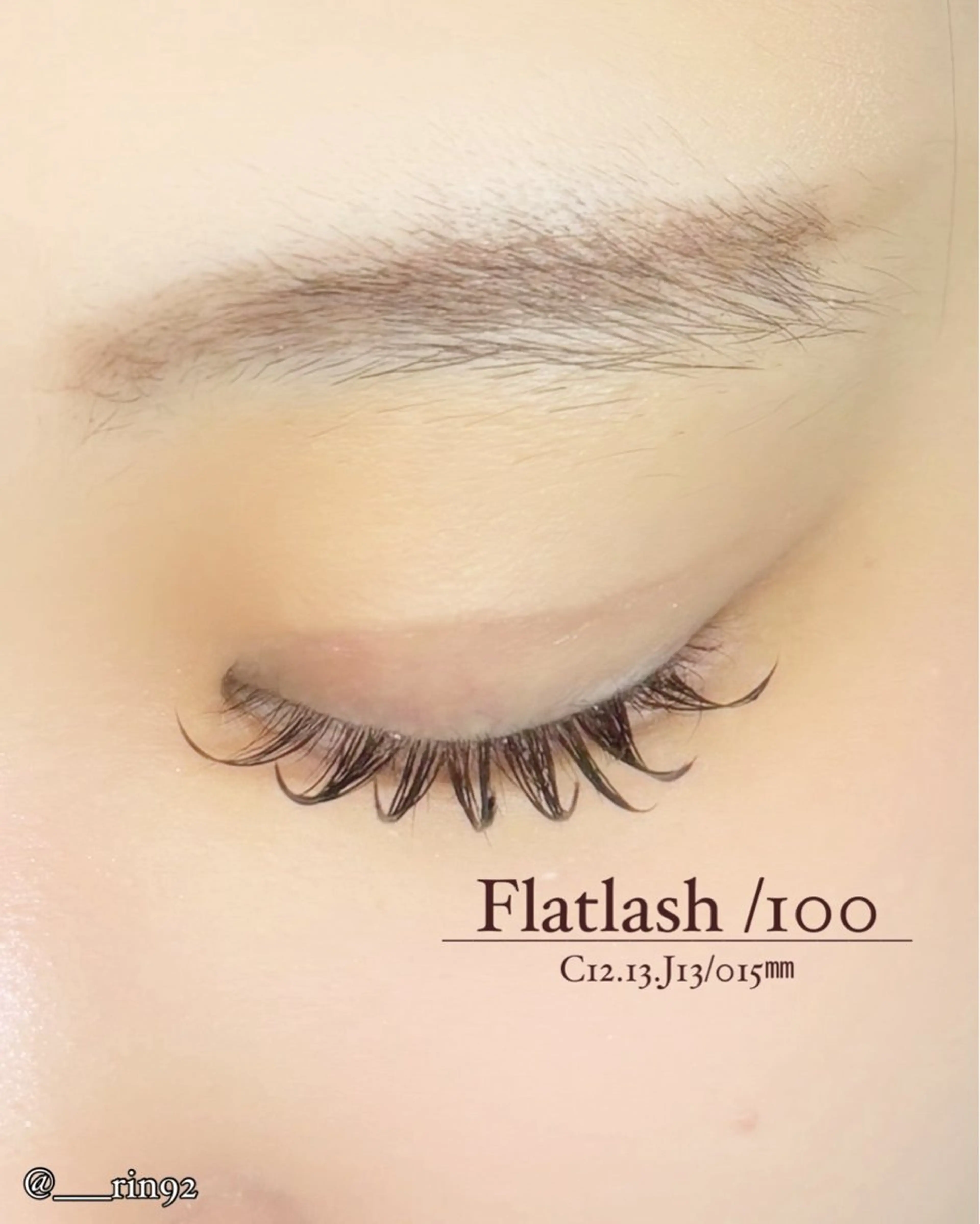 【ご新規様限定】フラットラッシュ100本の写真