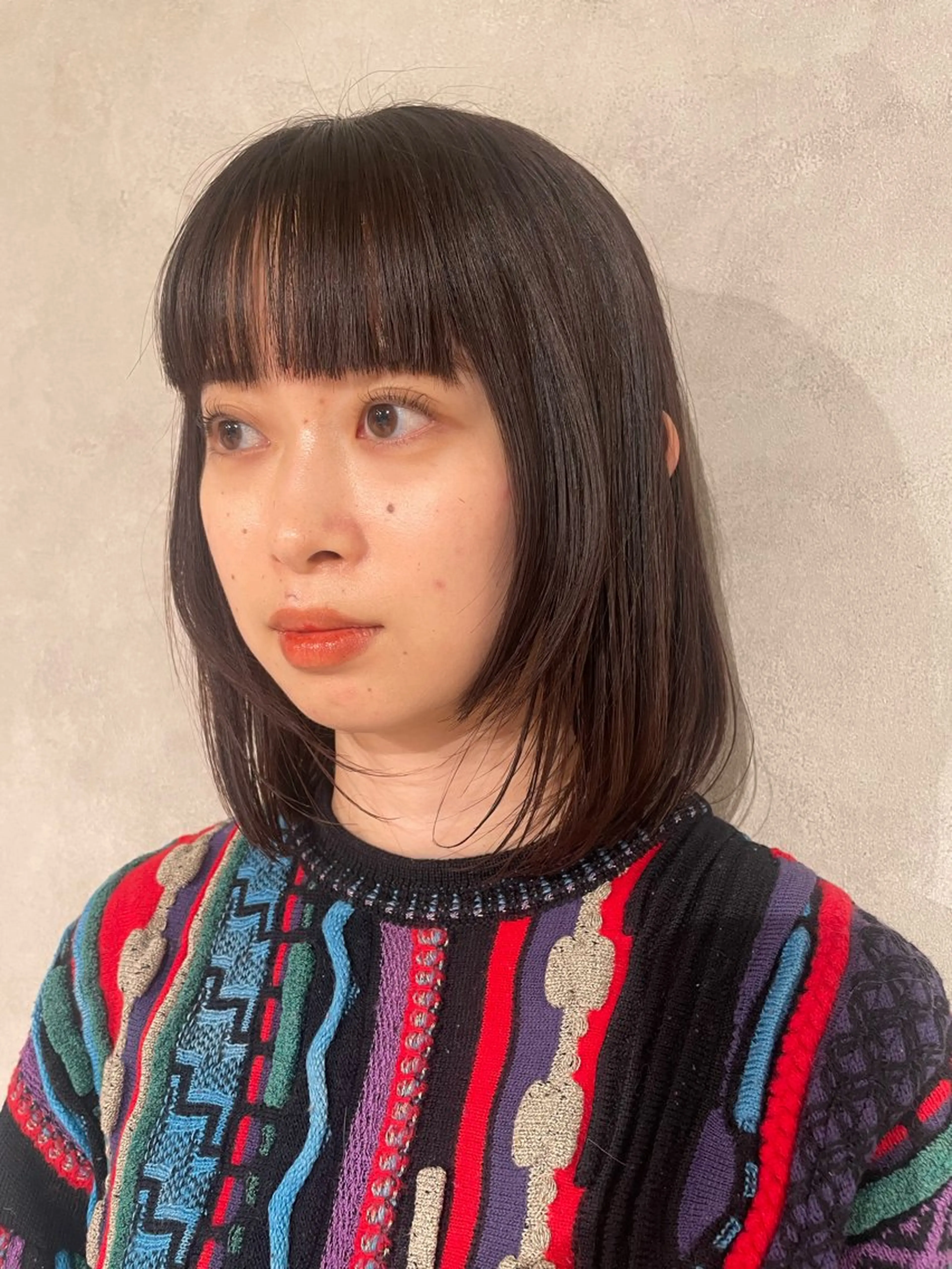 ミディアム ワイドバング 🪩サクヤ🪩暗髪 カラー/ワイドバングのヘアスタイル