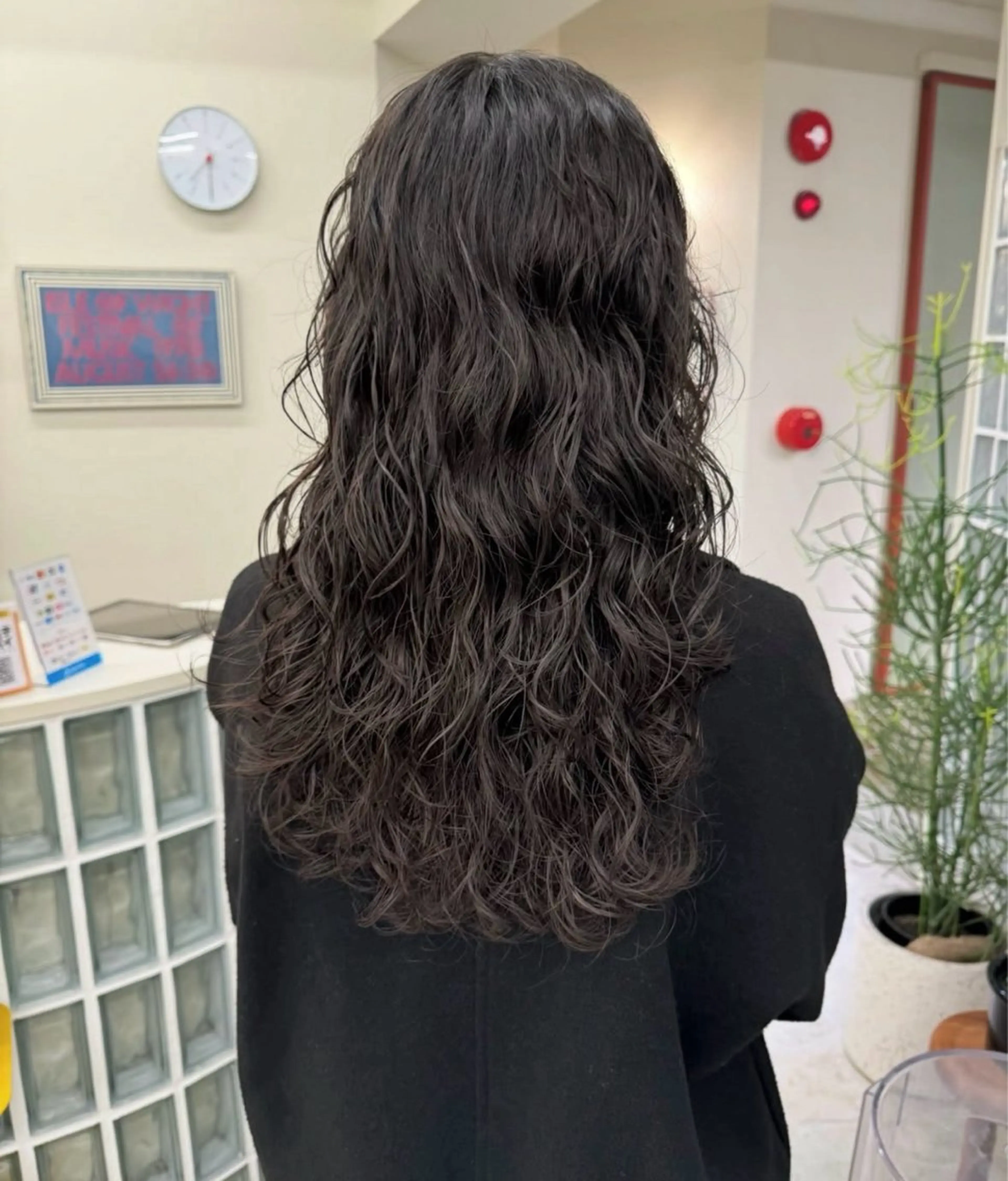 パーマ 縮毛矯正 武田玲音/カラー モデル/堀江のヘアスタイル