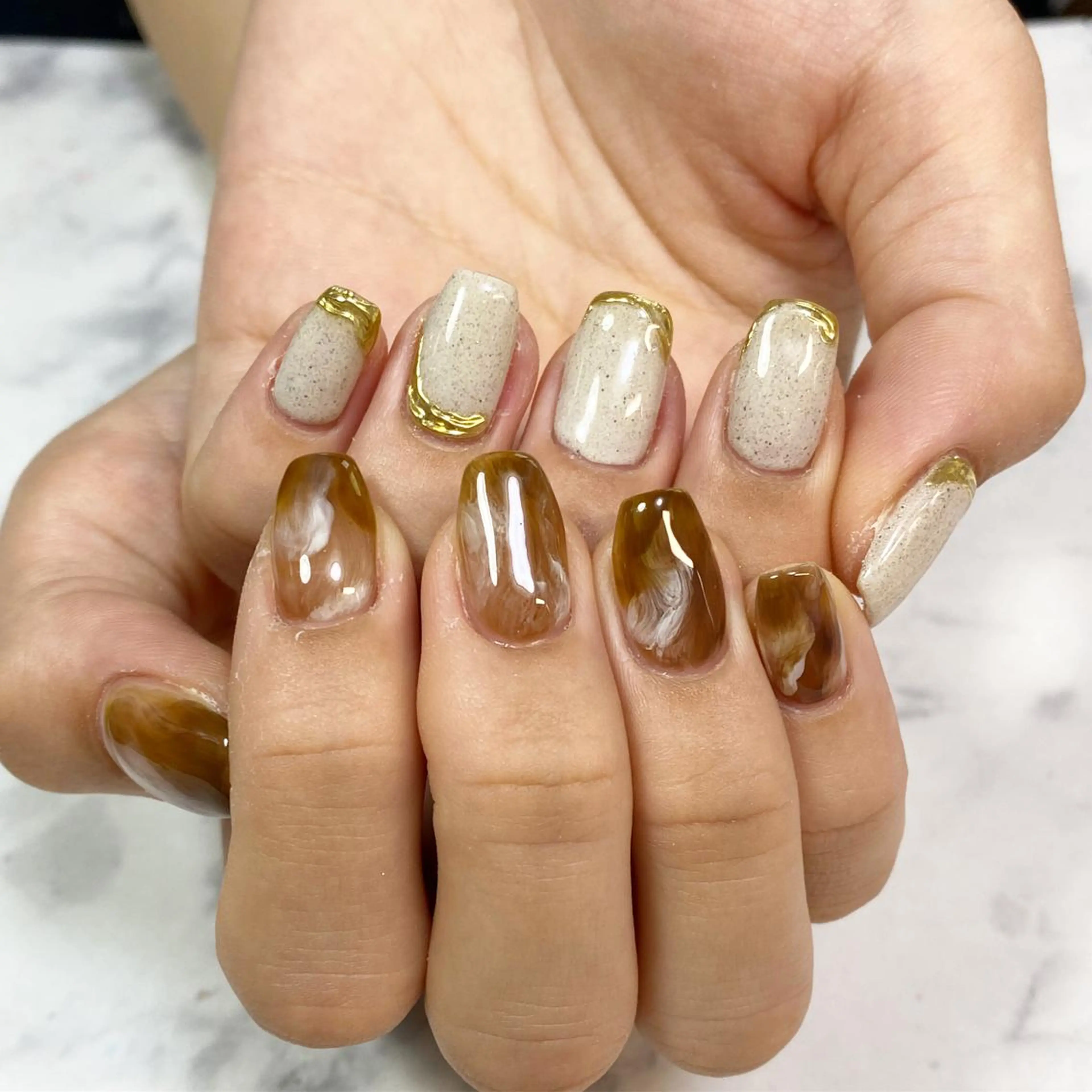 ネイル ハンドネイル mellow mのネイルデザイン