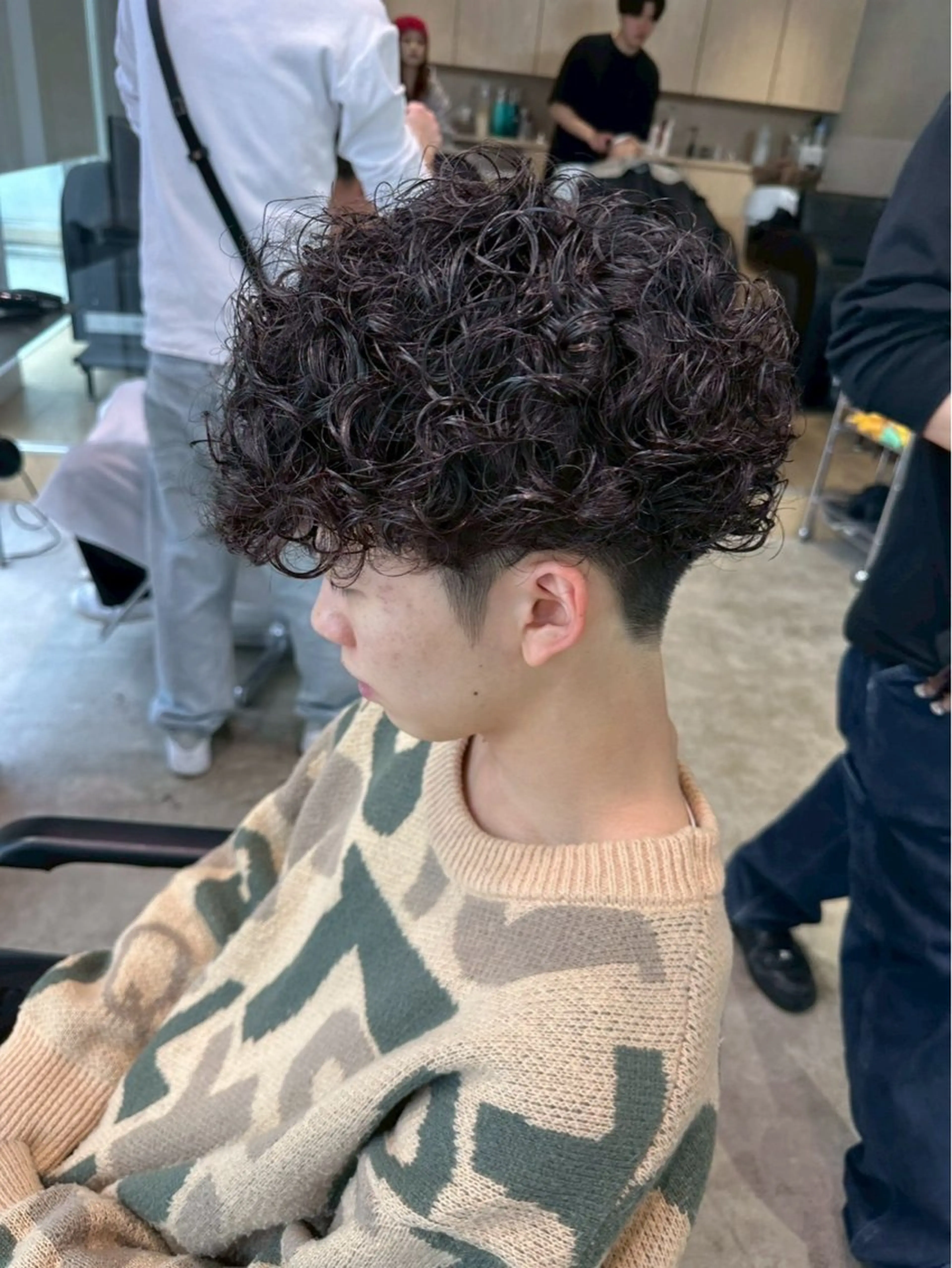 【カット+プードルパーマ】強めのくるくるパーマで雰囲気爆上がり🔥の写真