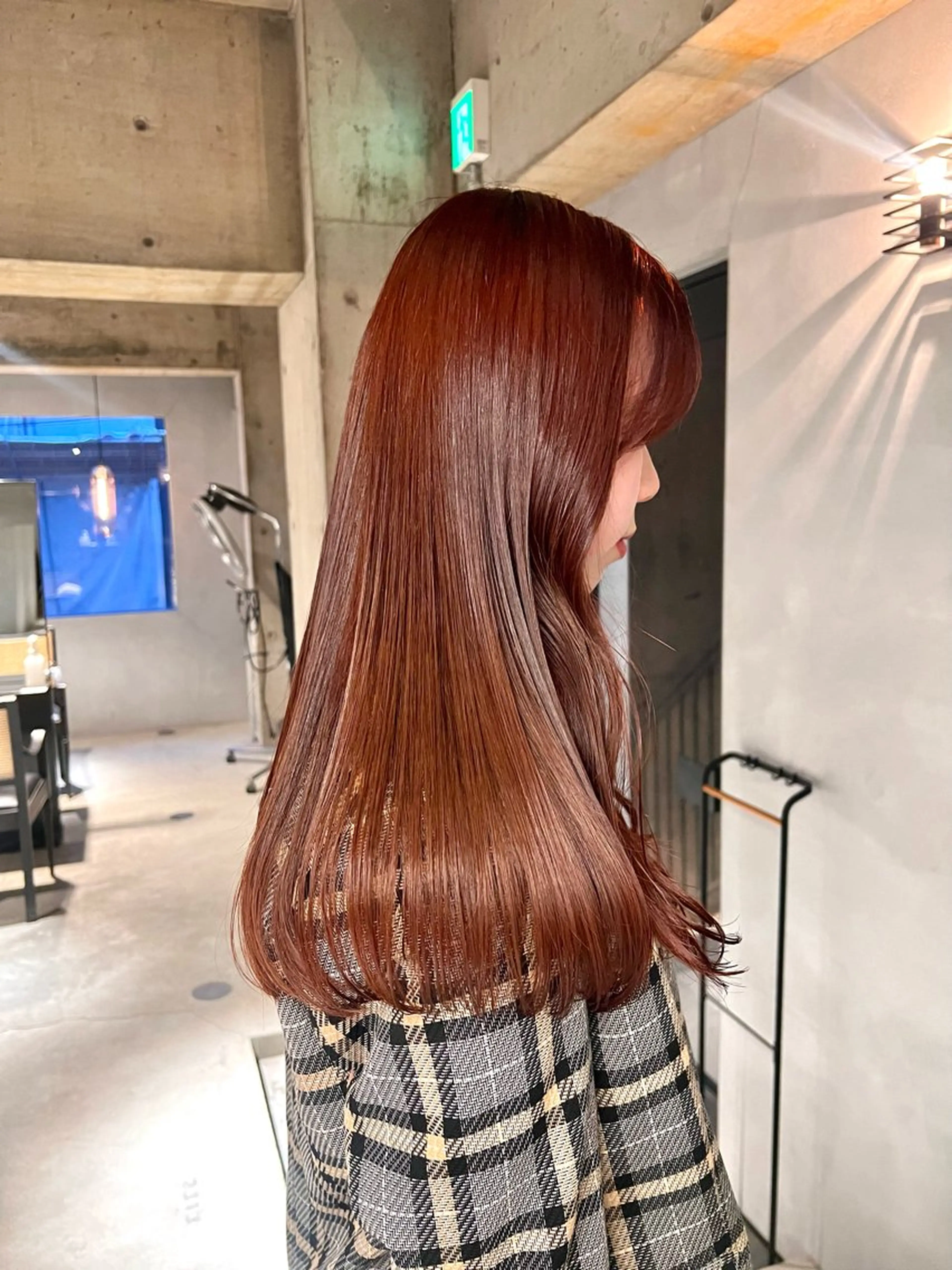 ロング カラー カット ヘアカラー トリートメント 宮川 日菜子のヘアスタイル