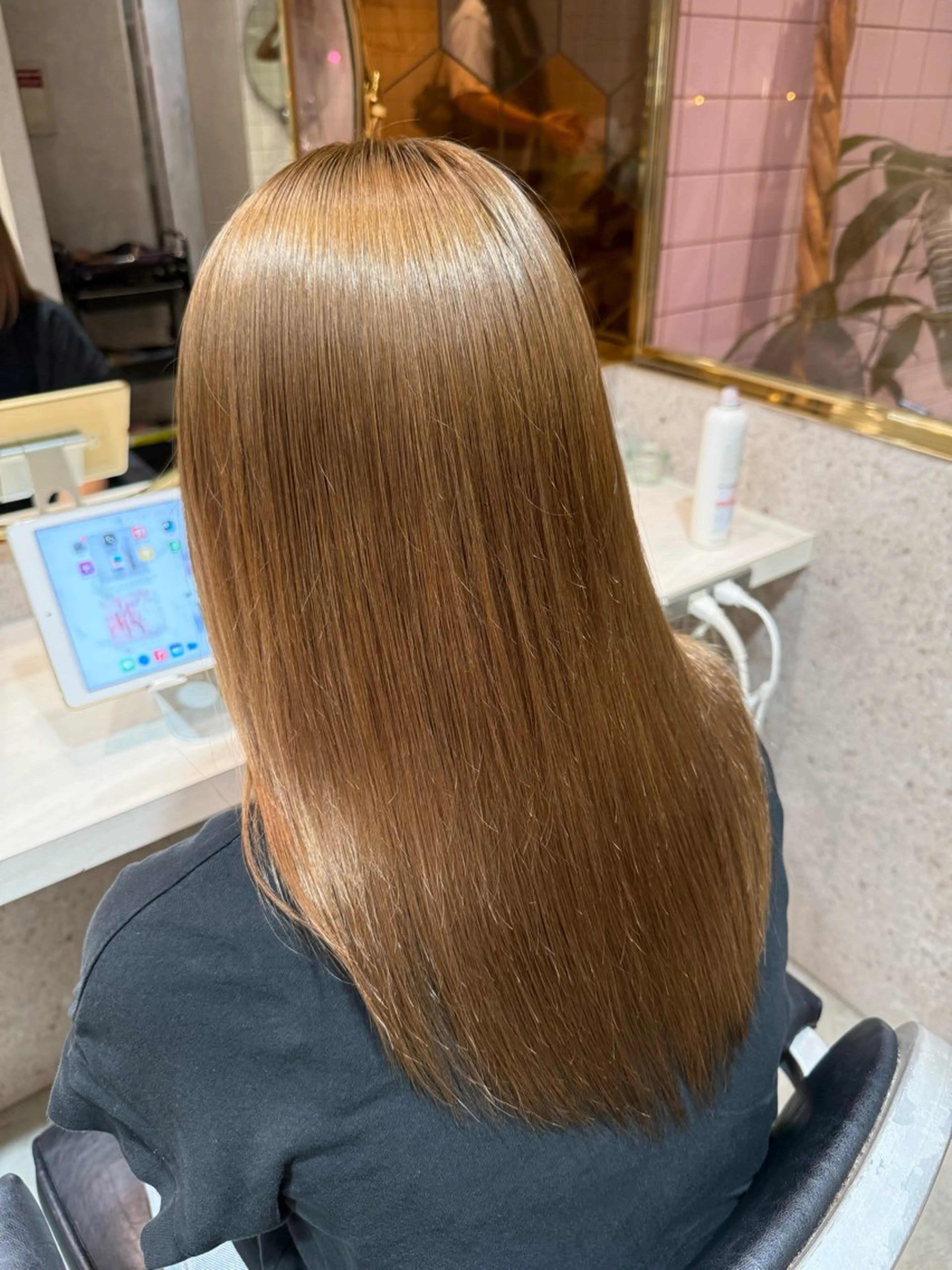 【補修力最強】韓国風カット＋カラー＋TOKIO超音波ケア🩵の写真