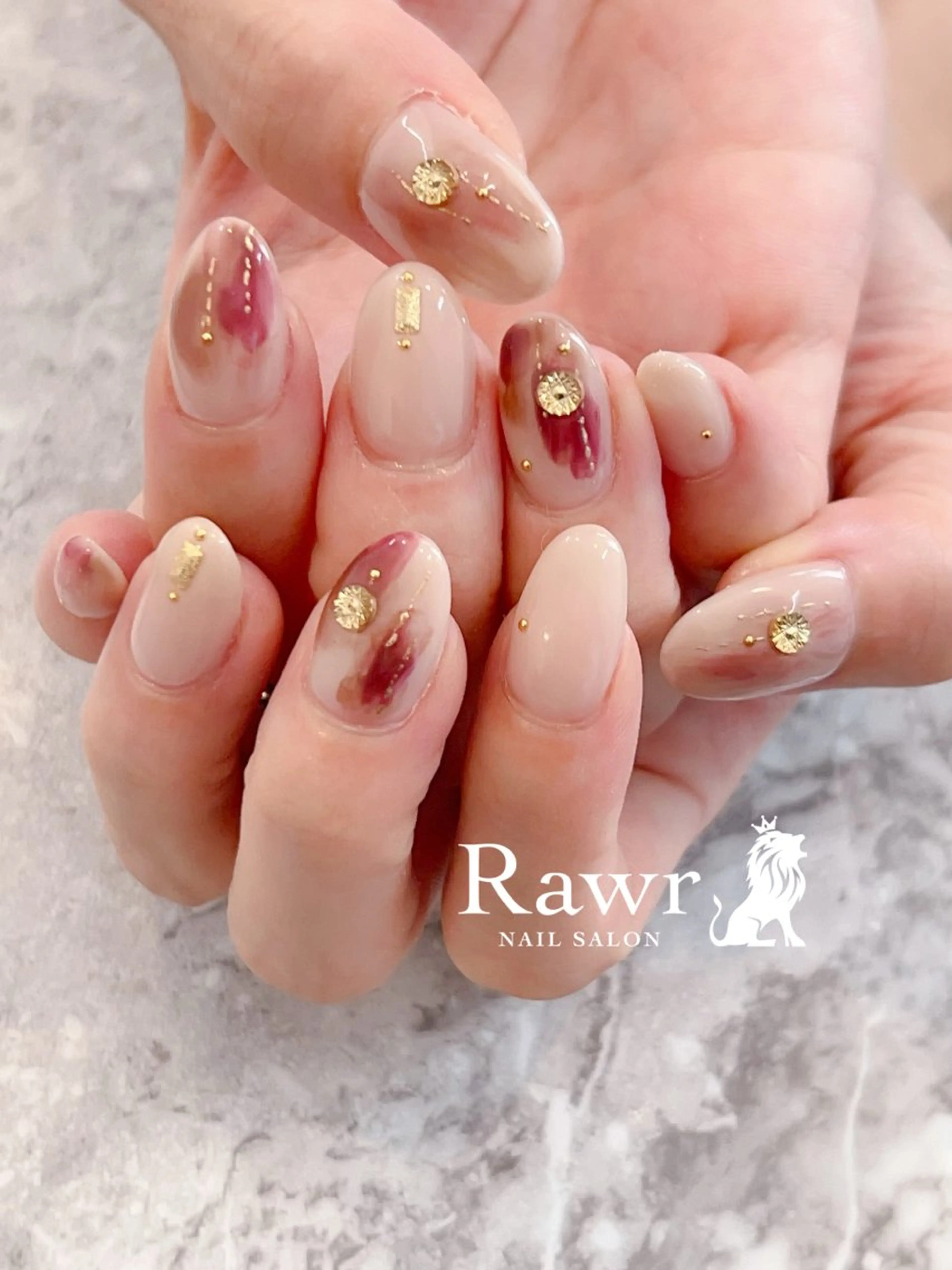 ネイル ハンドネイル Rawr / saoriのネイルデザイン