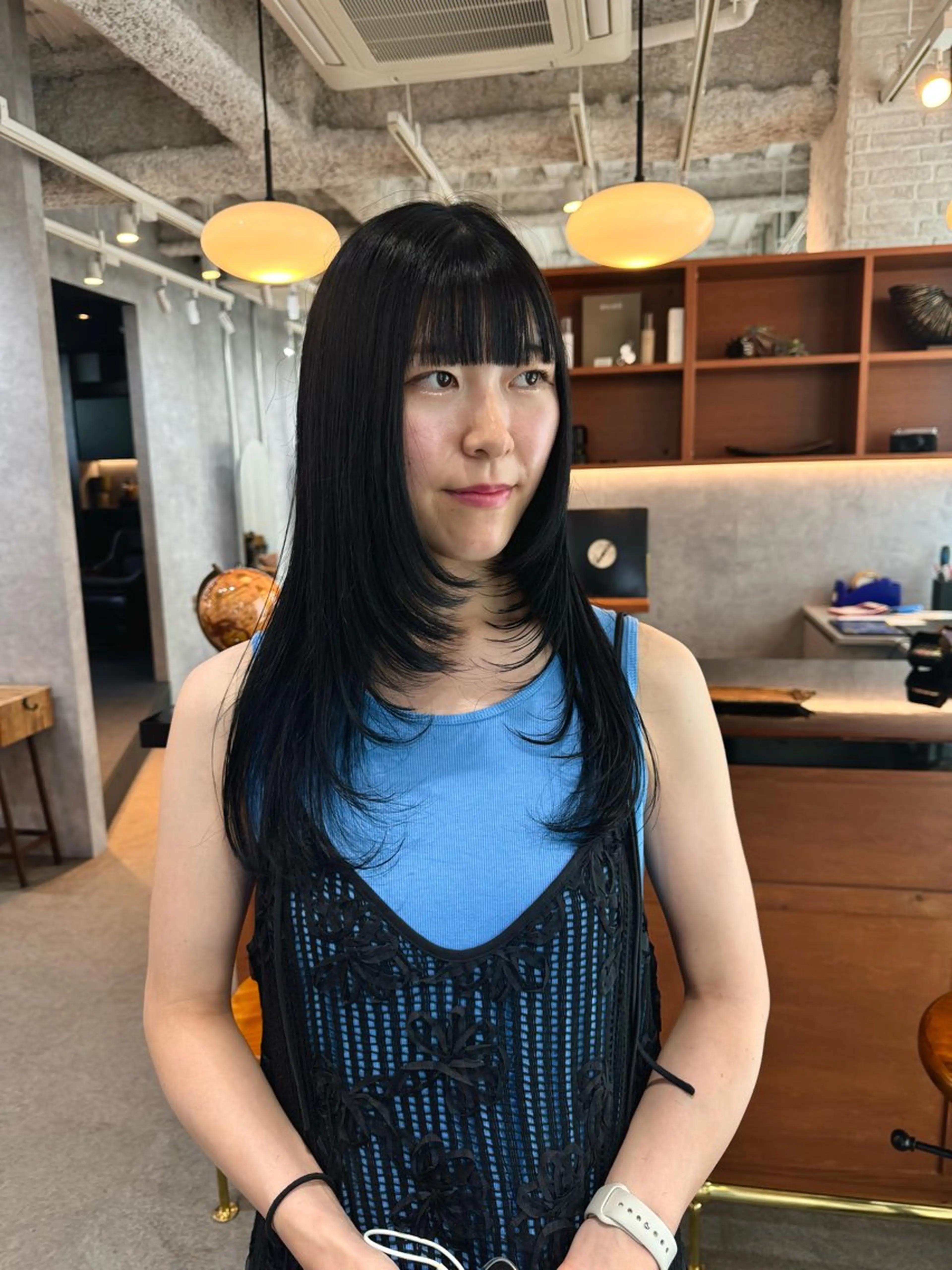 ロング カット ヘアカラー トリートメント benji名駅店所属・透け感カラー/ momo🦕🌱のヘアスタイル