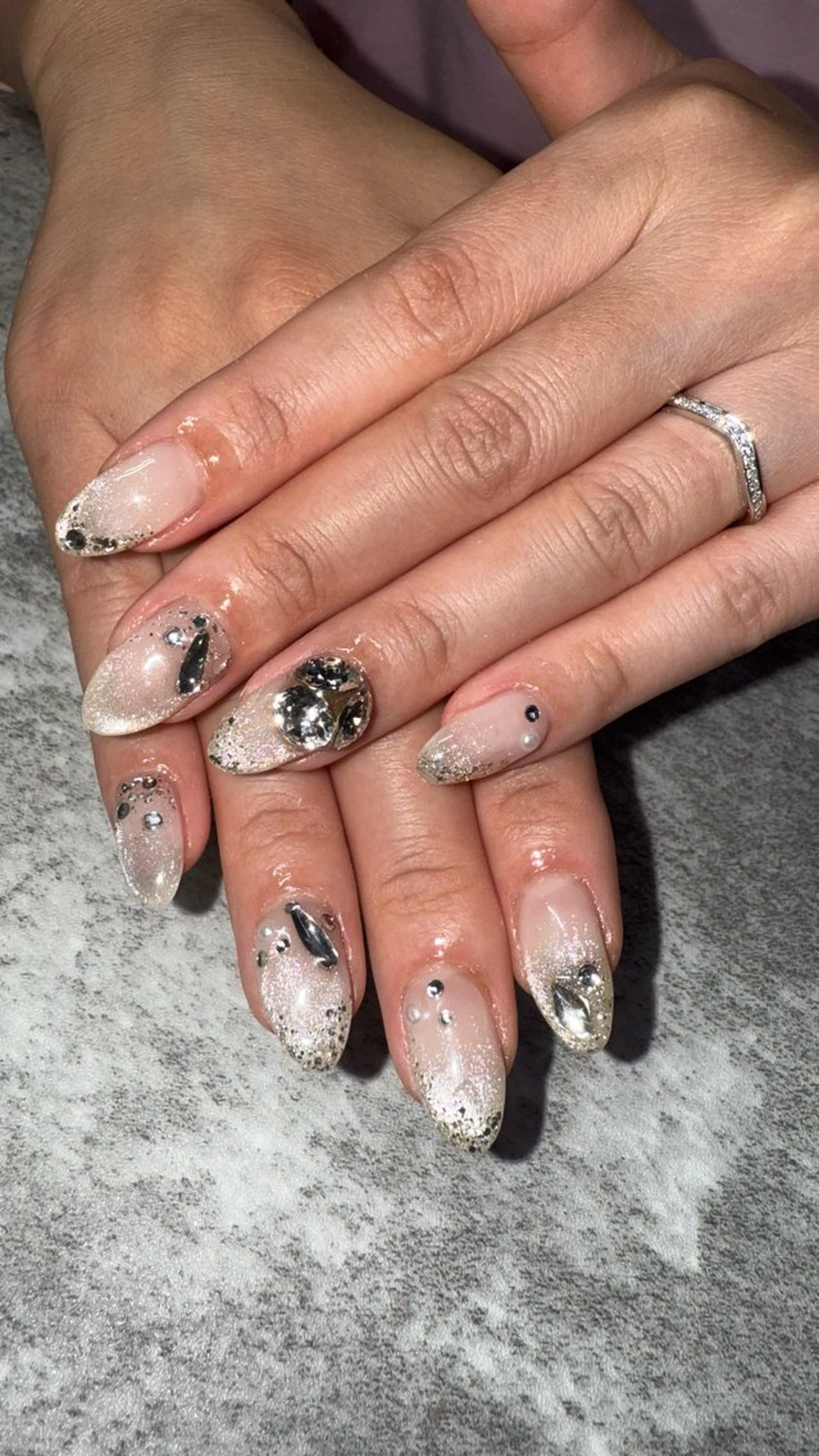 ネイル ブライダルネイル ハンドネイル ★Rinail... .のネイルデザイン