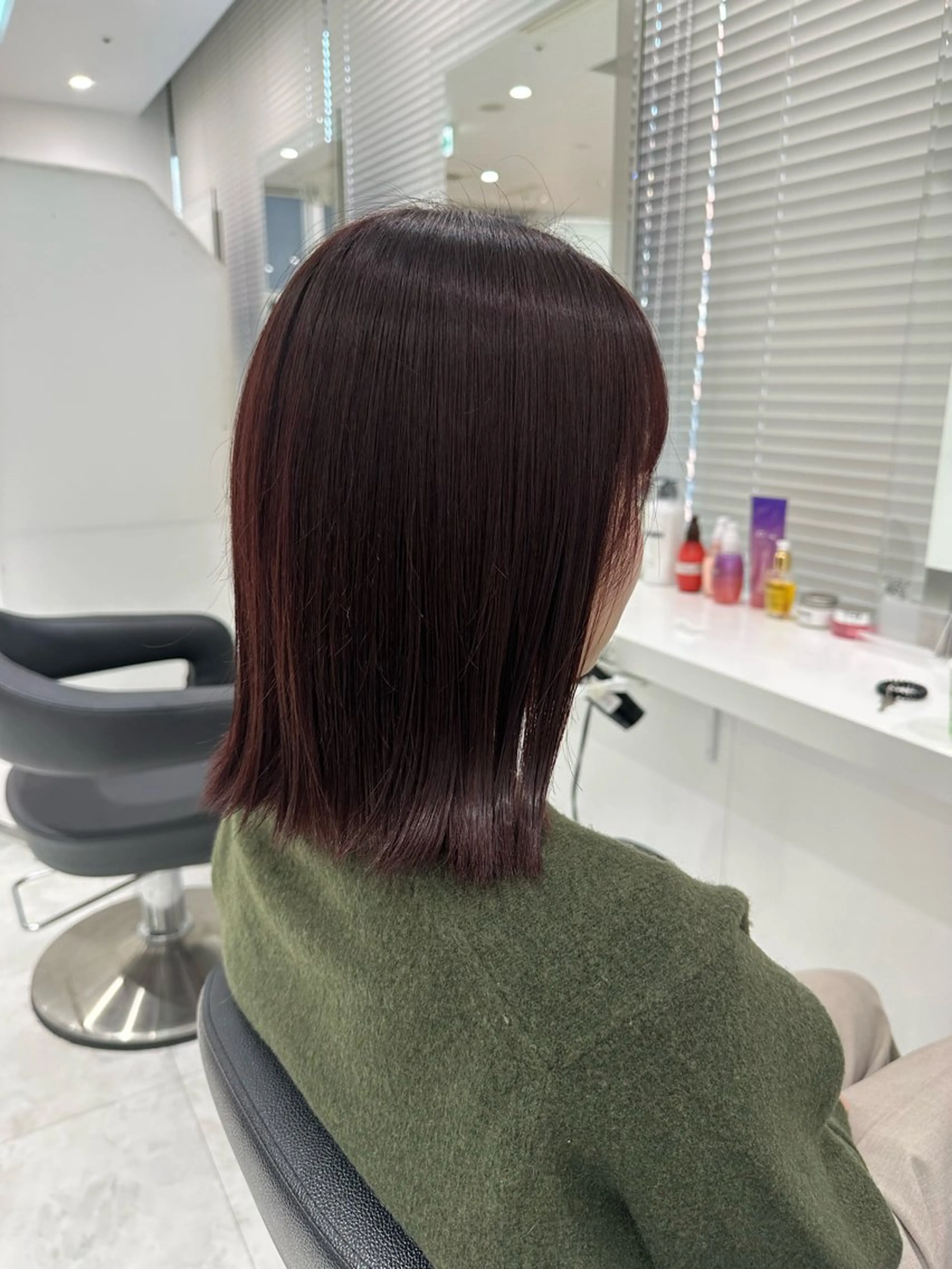 ミディアム カラー ケアカラー カット パーマ 🐺メンズパーマ の達人　あさひ🐺のヘアスタイル