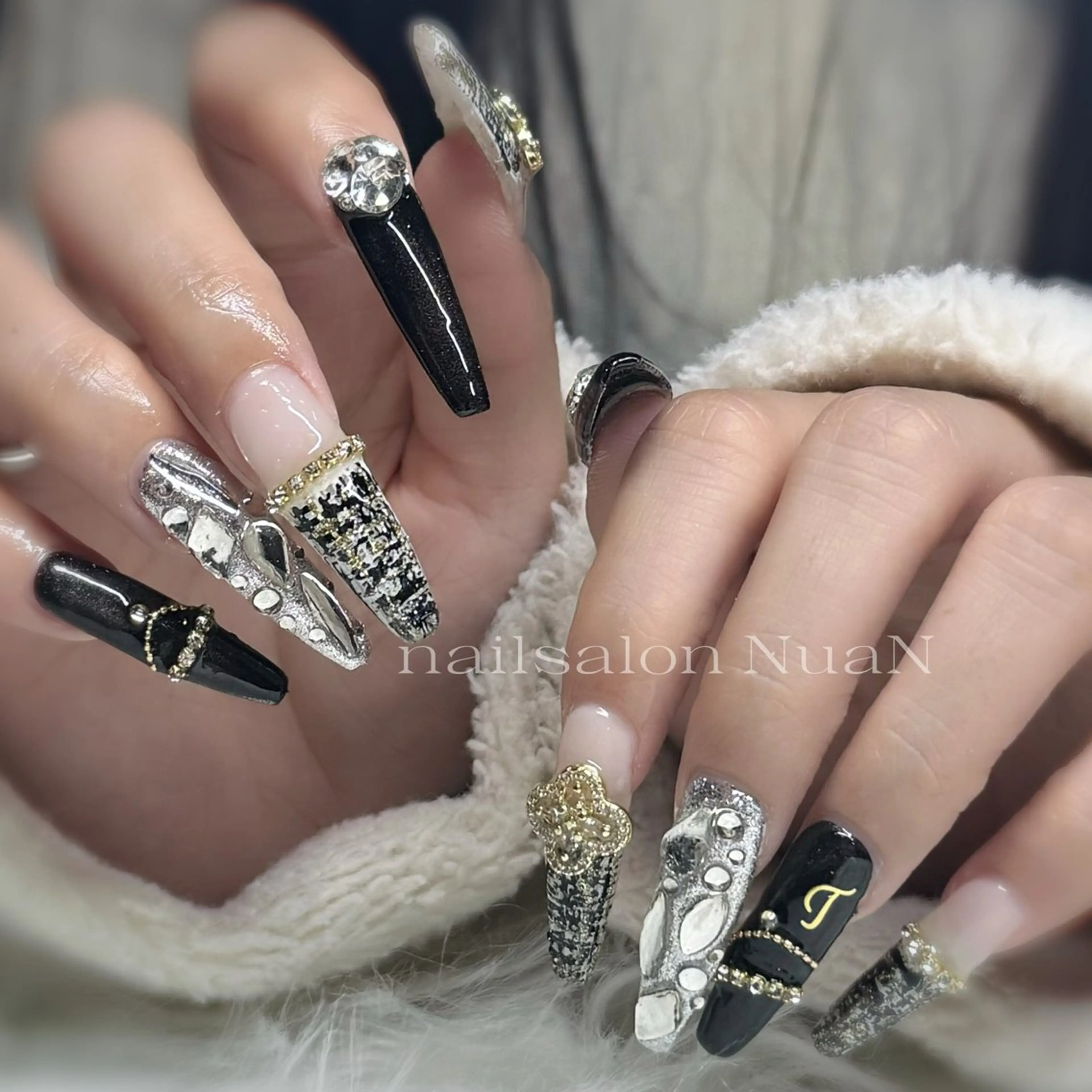 ネイル NuaN 名城線黒川駅徒歩3分のネイルデザイン