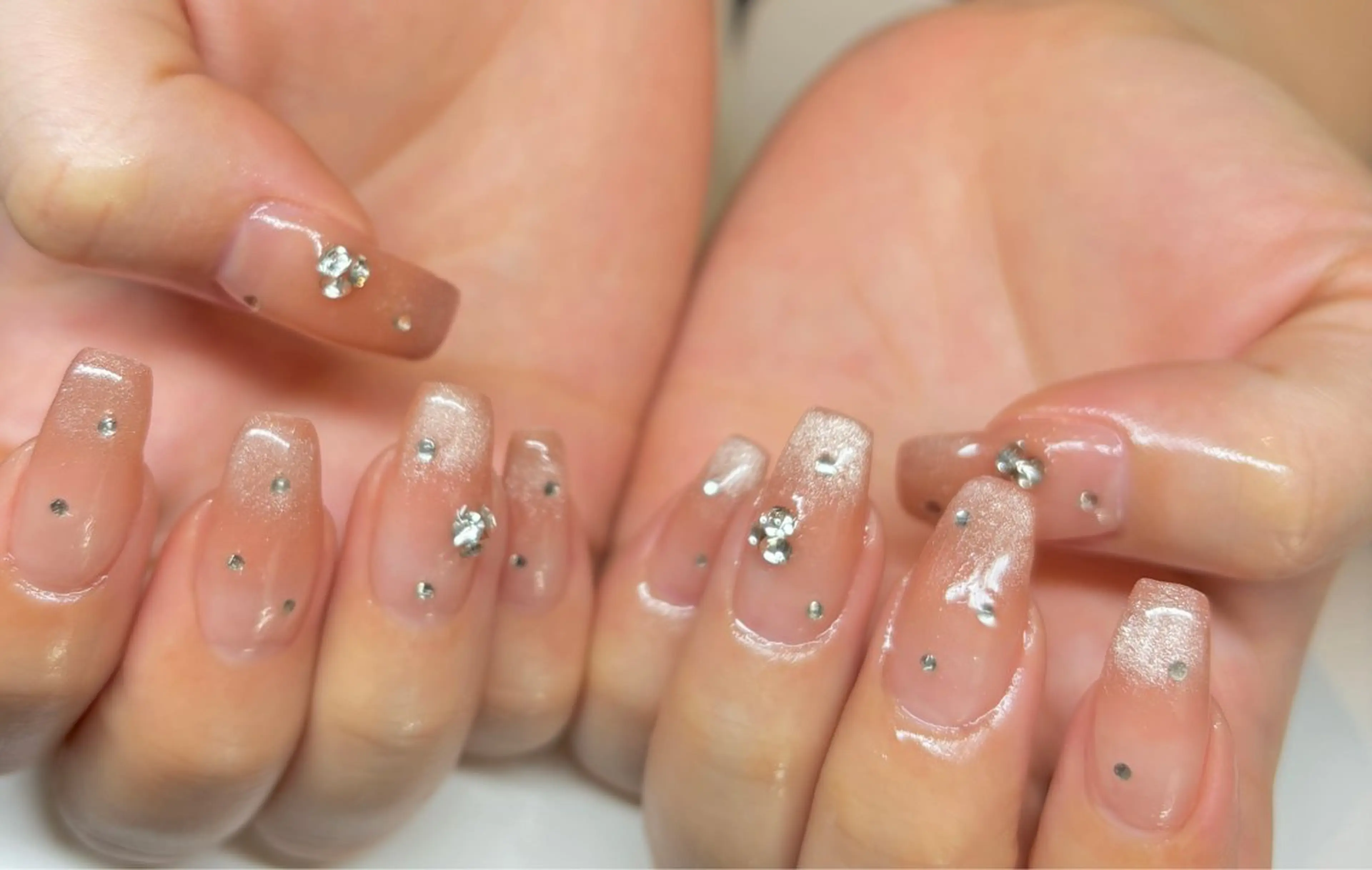 ネイル 長さ出し 持ち込み 春ネイル ワンホンネイル ハンドネイル N.style所属・Ｎ. styleのネイルデザイン