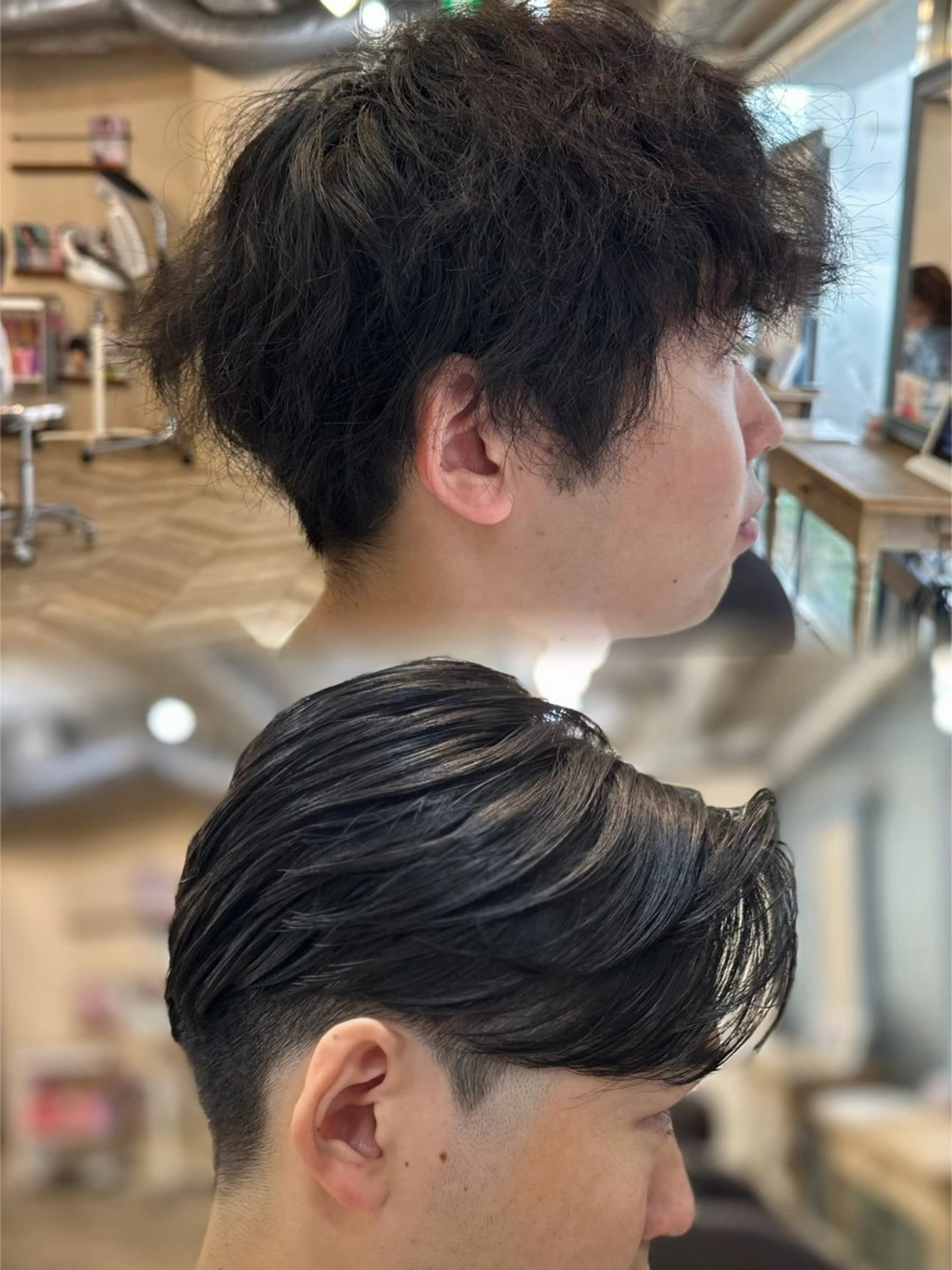 【オーダーNo. 1】メンズカット＋曲がる縮毛矯正の写真