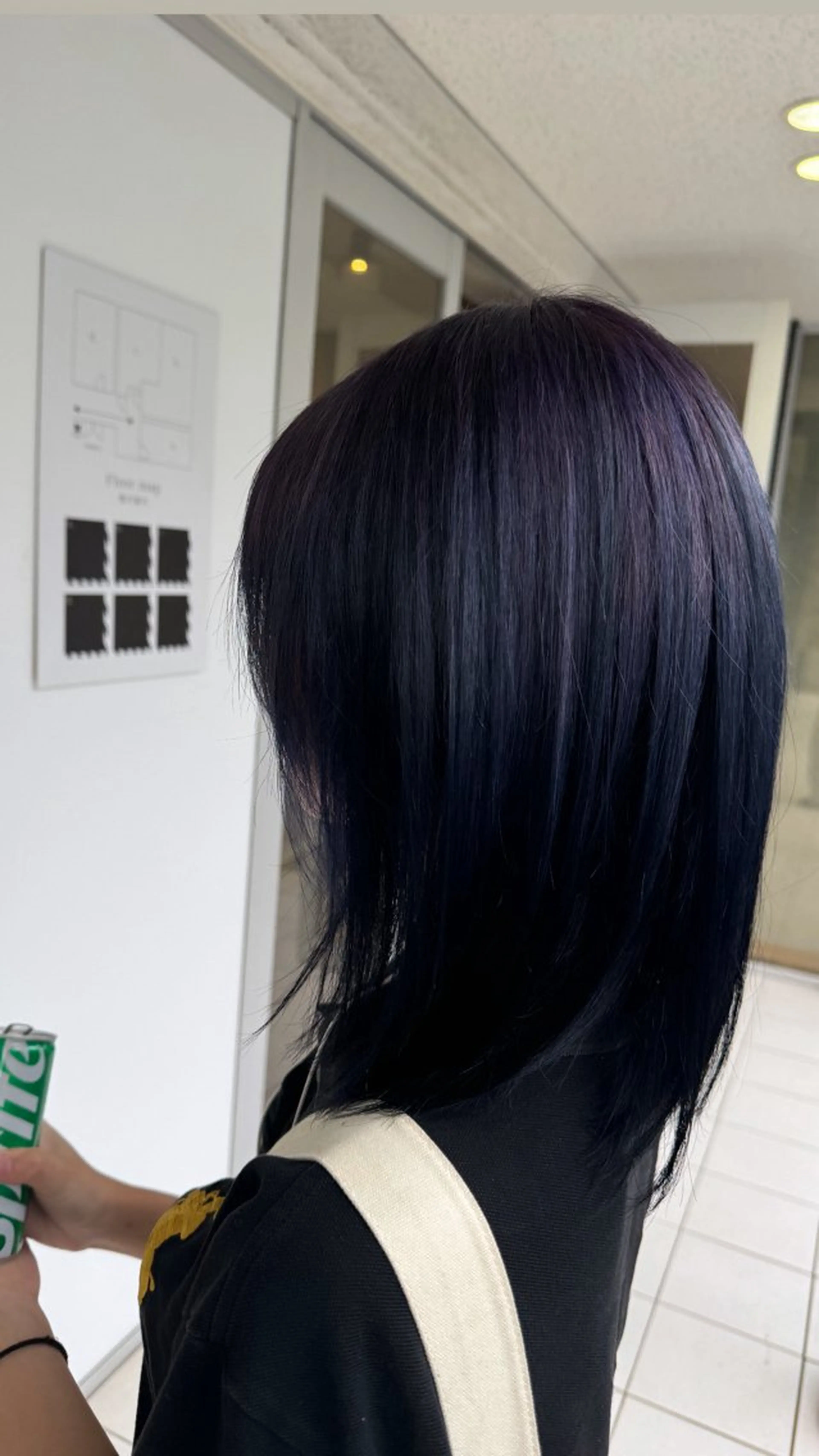 カラー ネイビーカラー ヘアカラー 椎葉 祐也のヘアスタイル