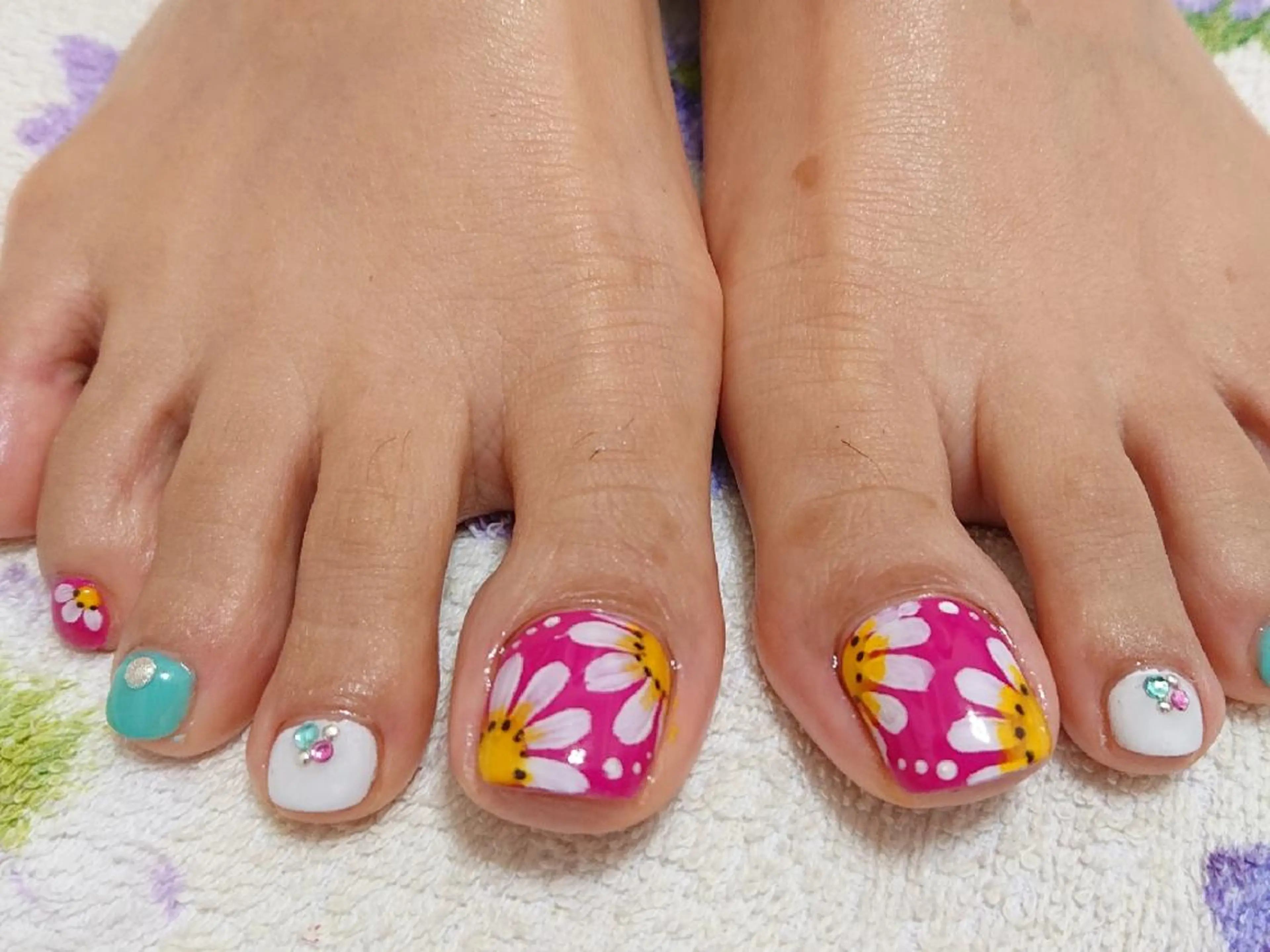 ネイル アートネイル フットネイル ジェルネイル あんきち    のネイルデザイン