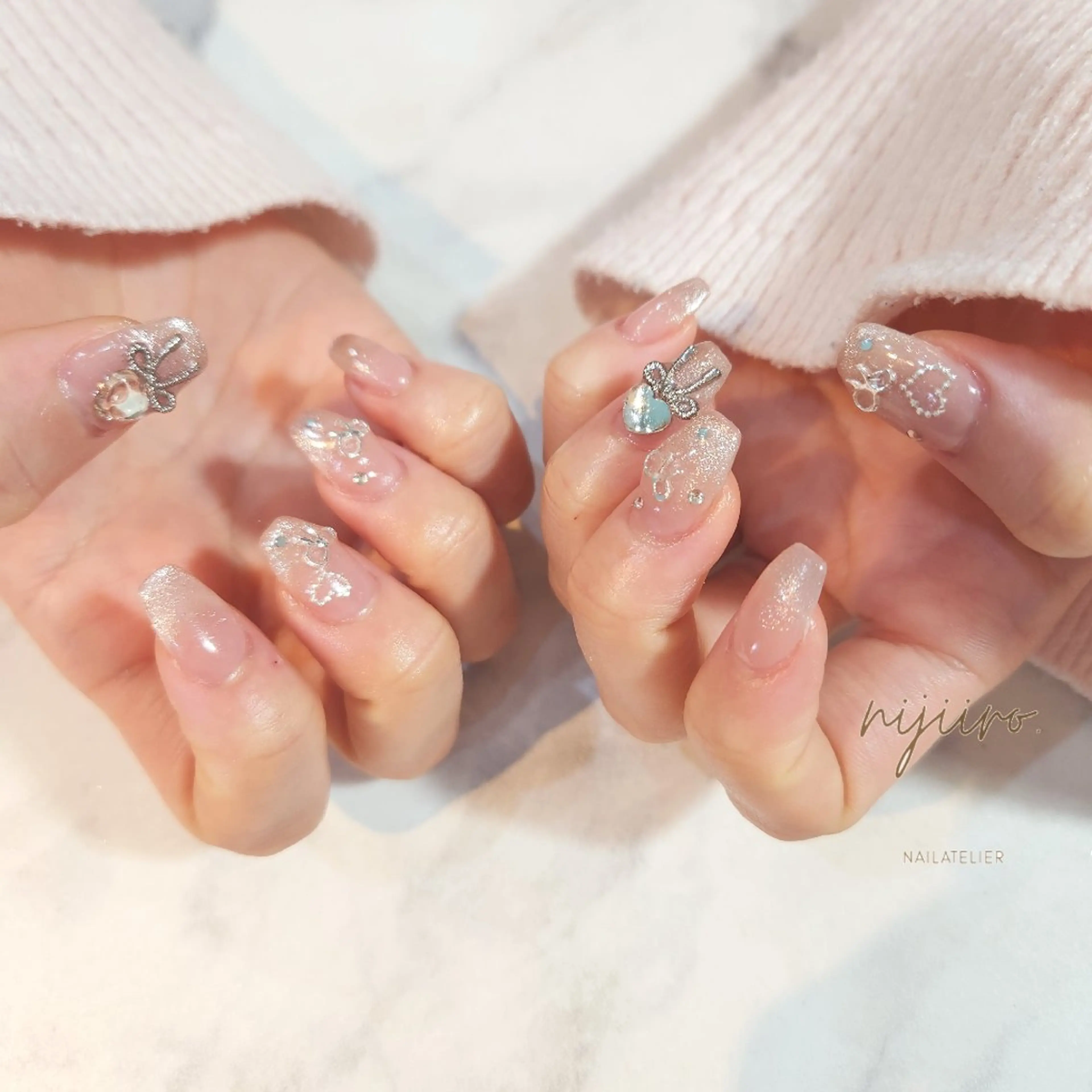 ネイル ハンドネイル nailatelier nijiiro.所属・nijiiro🌈 サトウのネイルデザイン