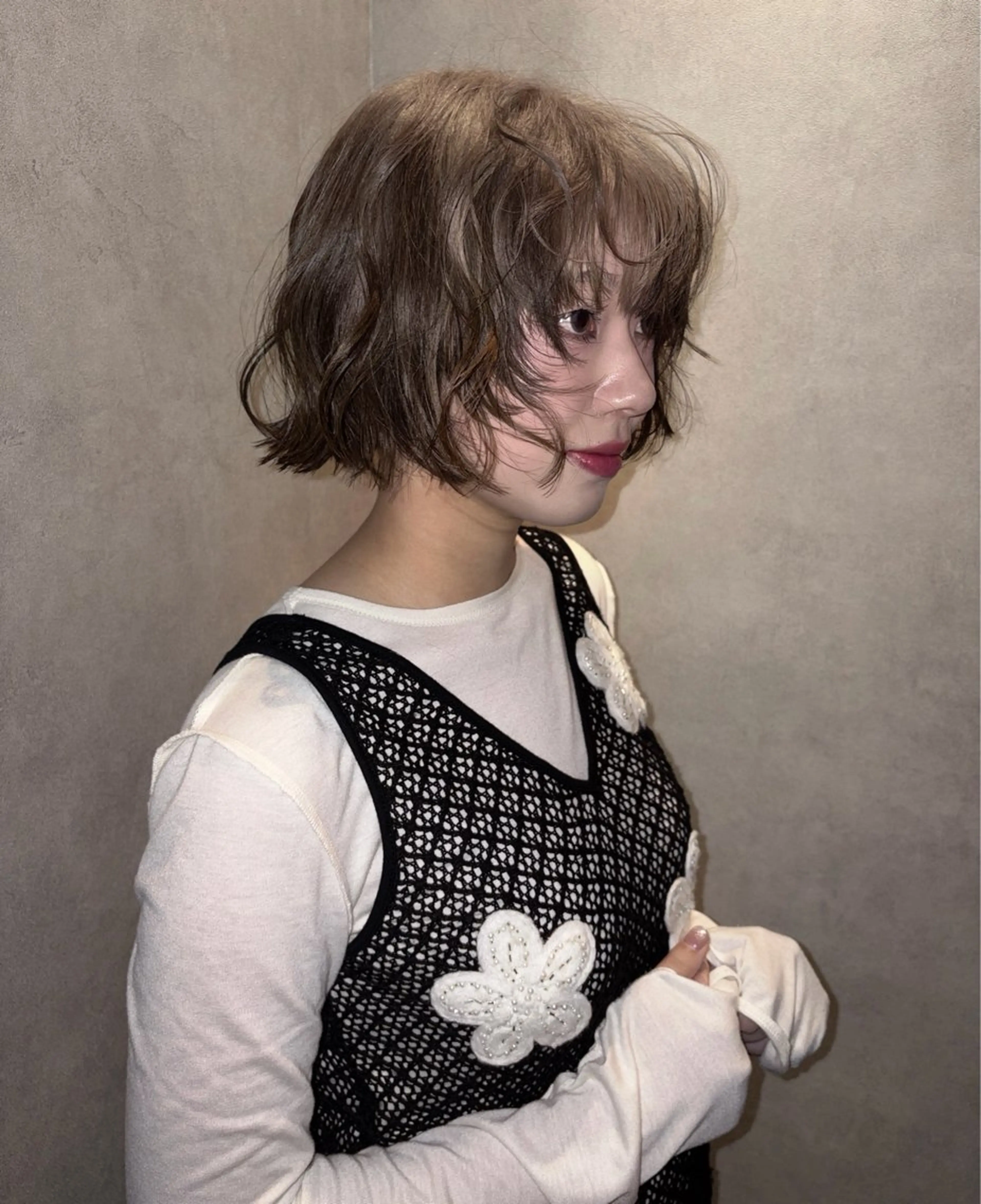 ショート ヘアカラー ミユウ👗🎀 /カラーリスト/ボブのヘアスタイル