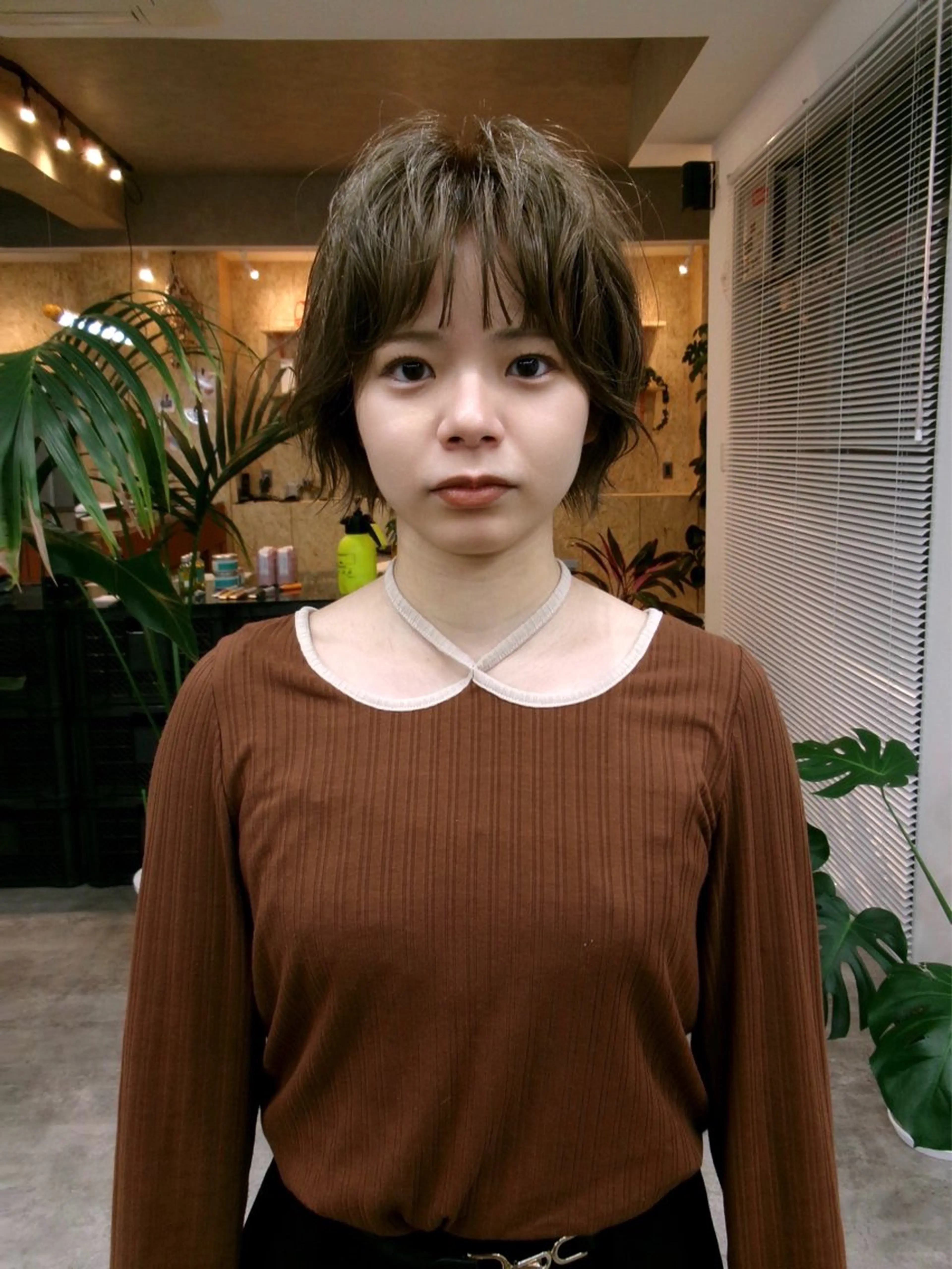 ショート カット ヘアカラー トリートメント aika/パーマ/ ショート/伏見のヘアスタイル