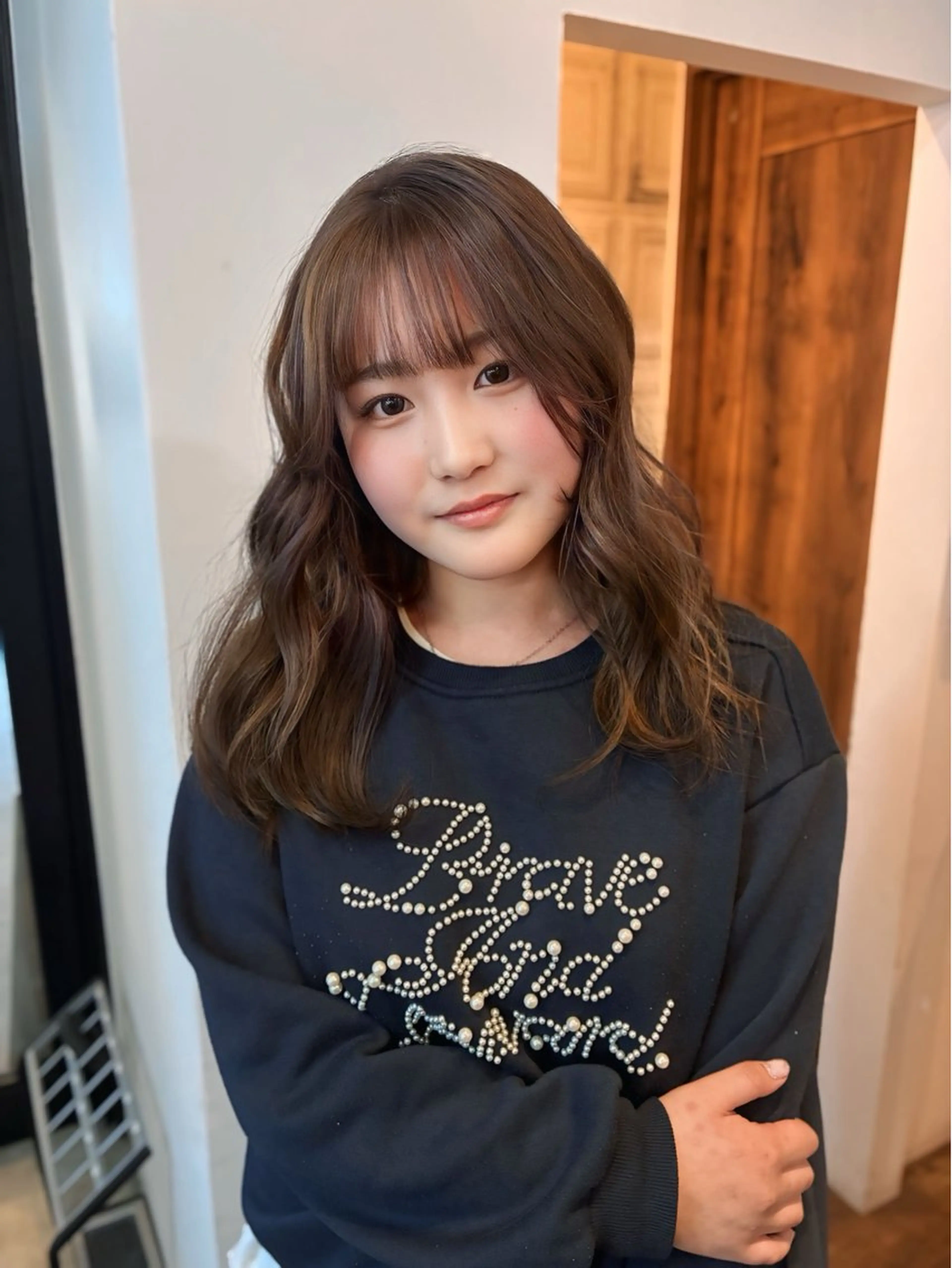 ロング カラー ベージュカラー 透明感カラー ラベンダーカラー オリーブベージュ くびれヘア カット ヘアカラー トリートメント SEIRA🤍 レイヤーカットのヘアスタイル