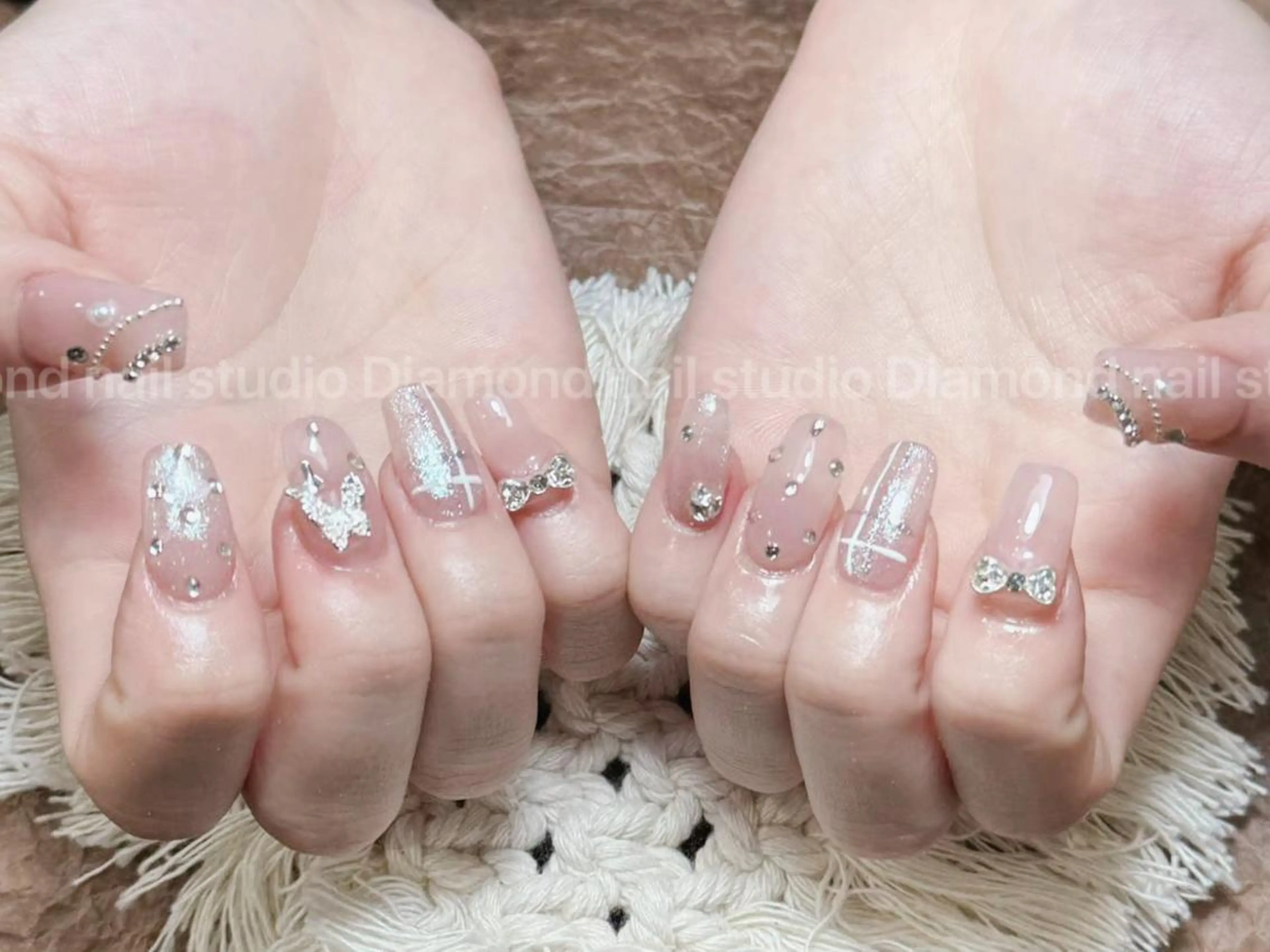 ネイル ハンドネイル DIAMOND Nail🍒のネイルデザイン