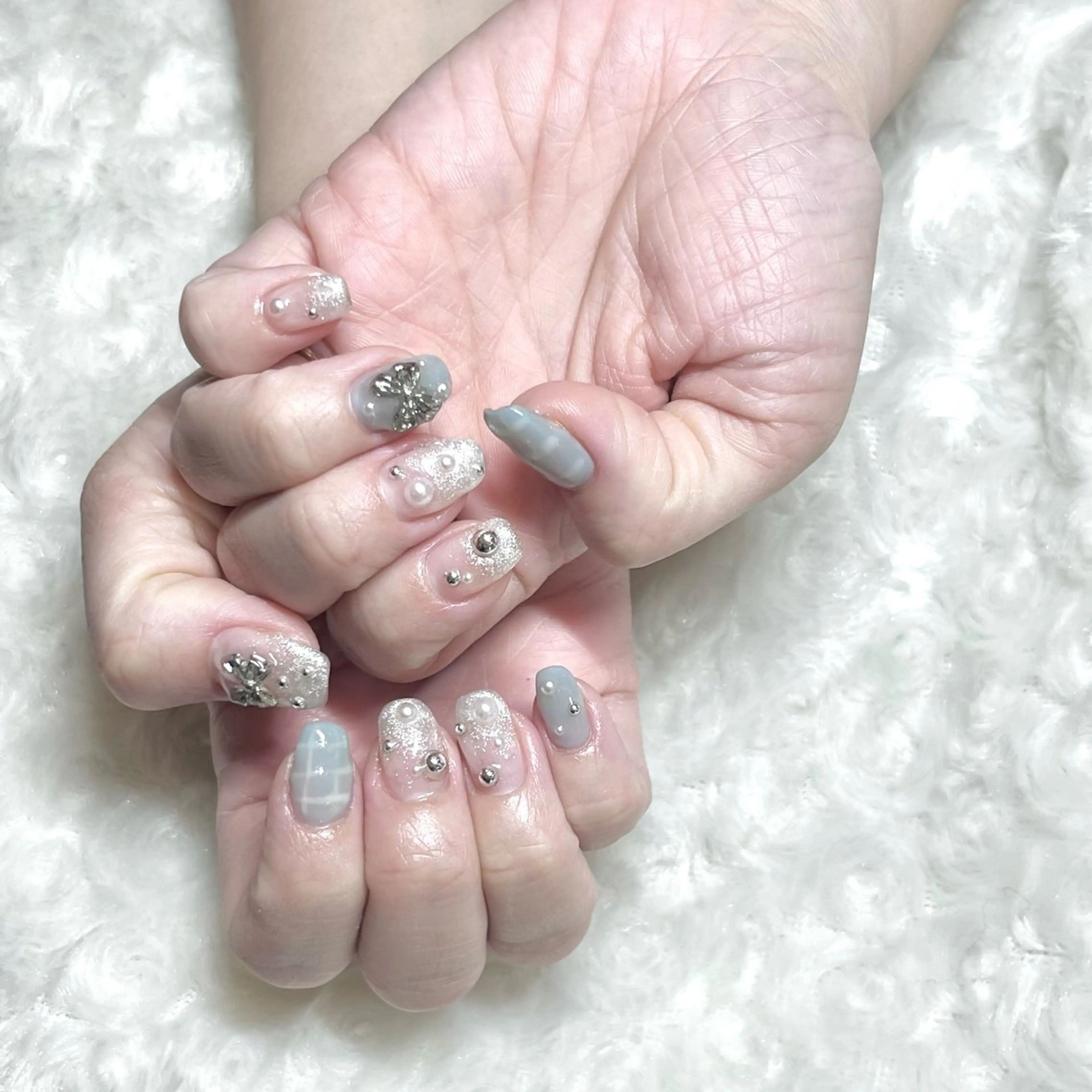 ネイル ハンドネイル Rosso獨協大学前店所属・渡邉 伽奈のネイルデザイン