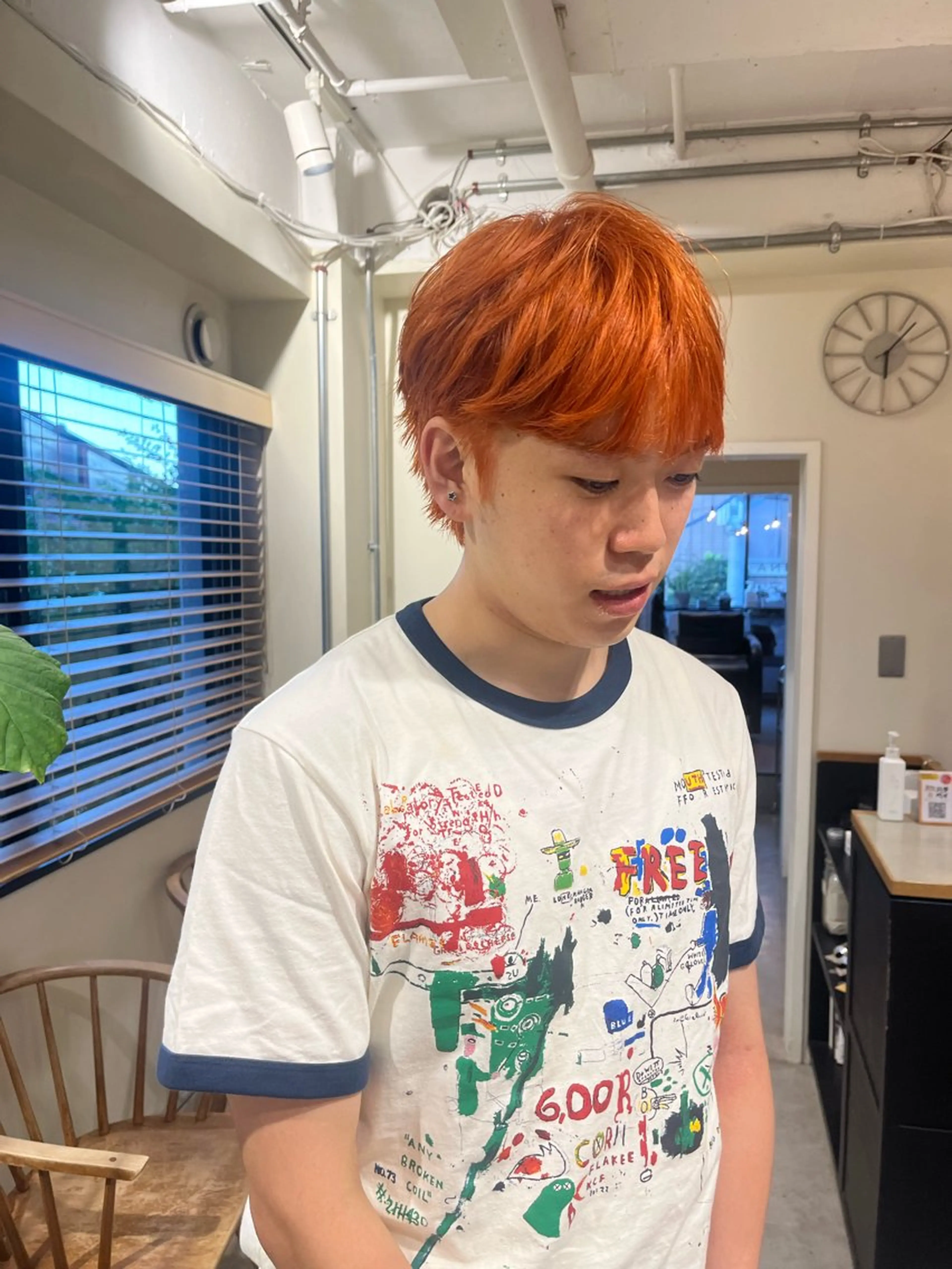 カラー メンズ ヘアカラー 🦮shiori アイドルオタク🦮のヘアスタイル