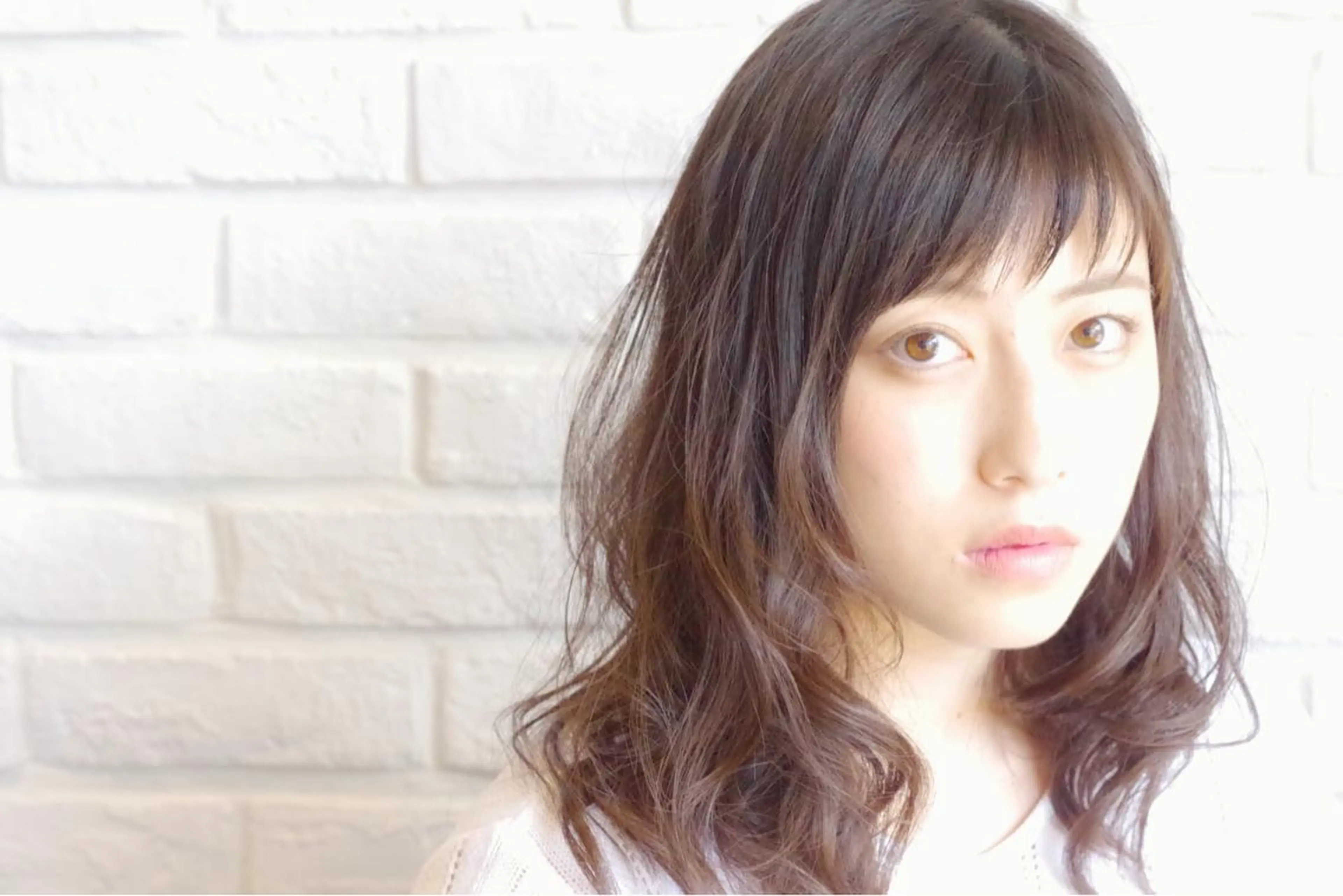 セミロング hair create Conté所属・富岡 俊行のヘアスタイル