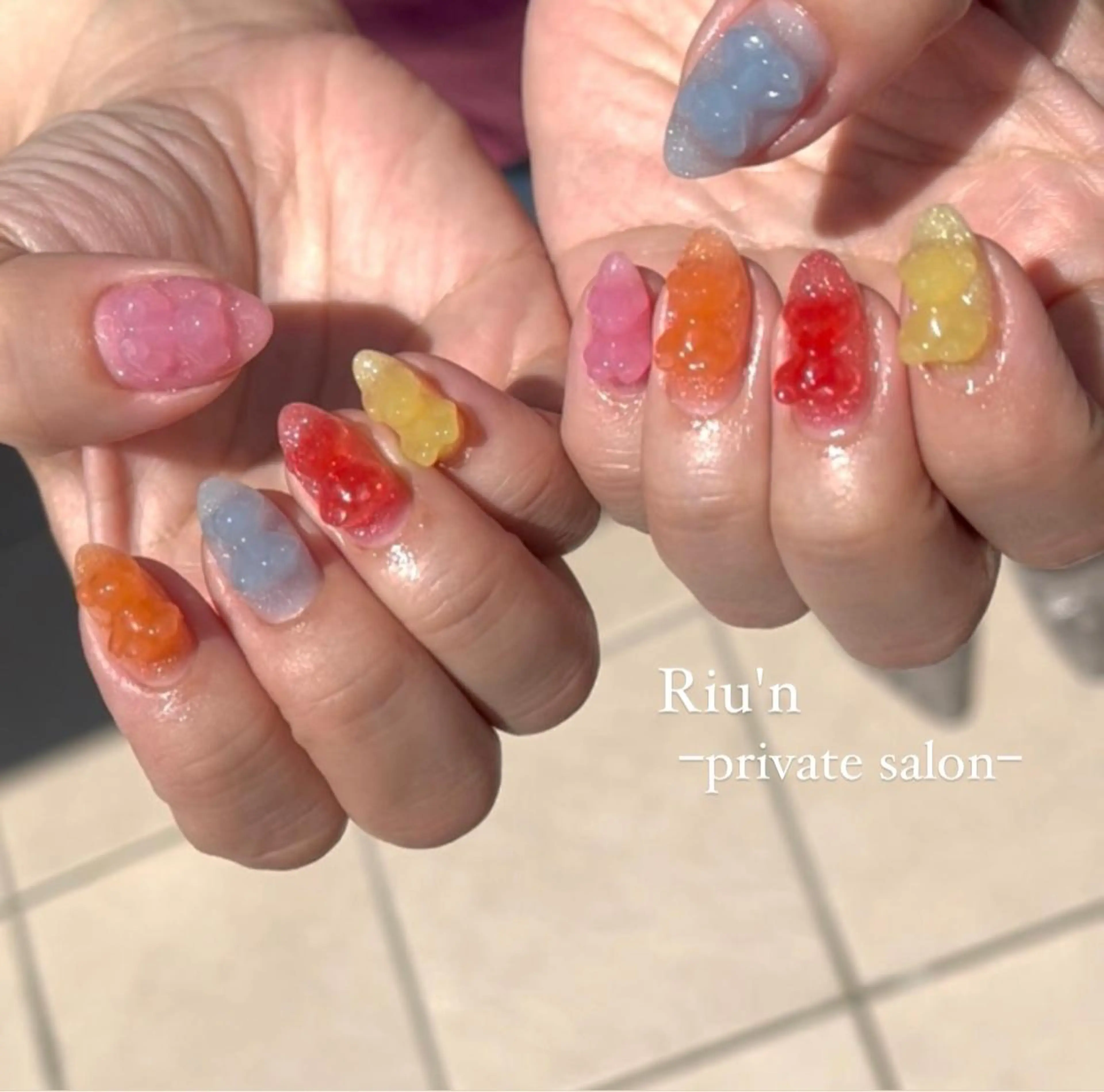 ネイル ハンドネイル Riu*n -private-のネイルデザイン