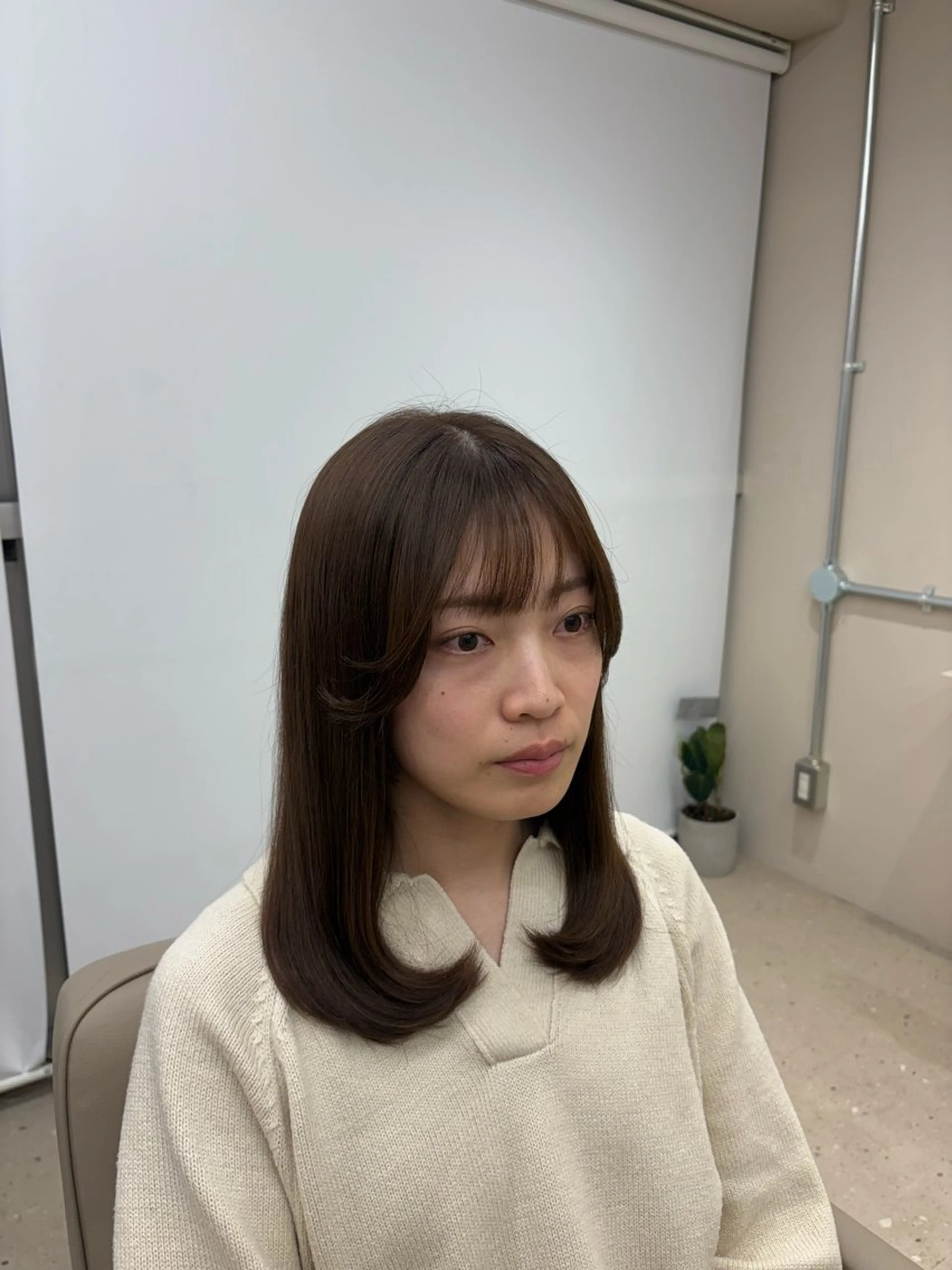 ロング 顔周りカット maya 🫧 カットモデル募集中♡のヘアスタイル