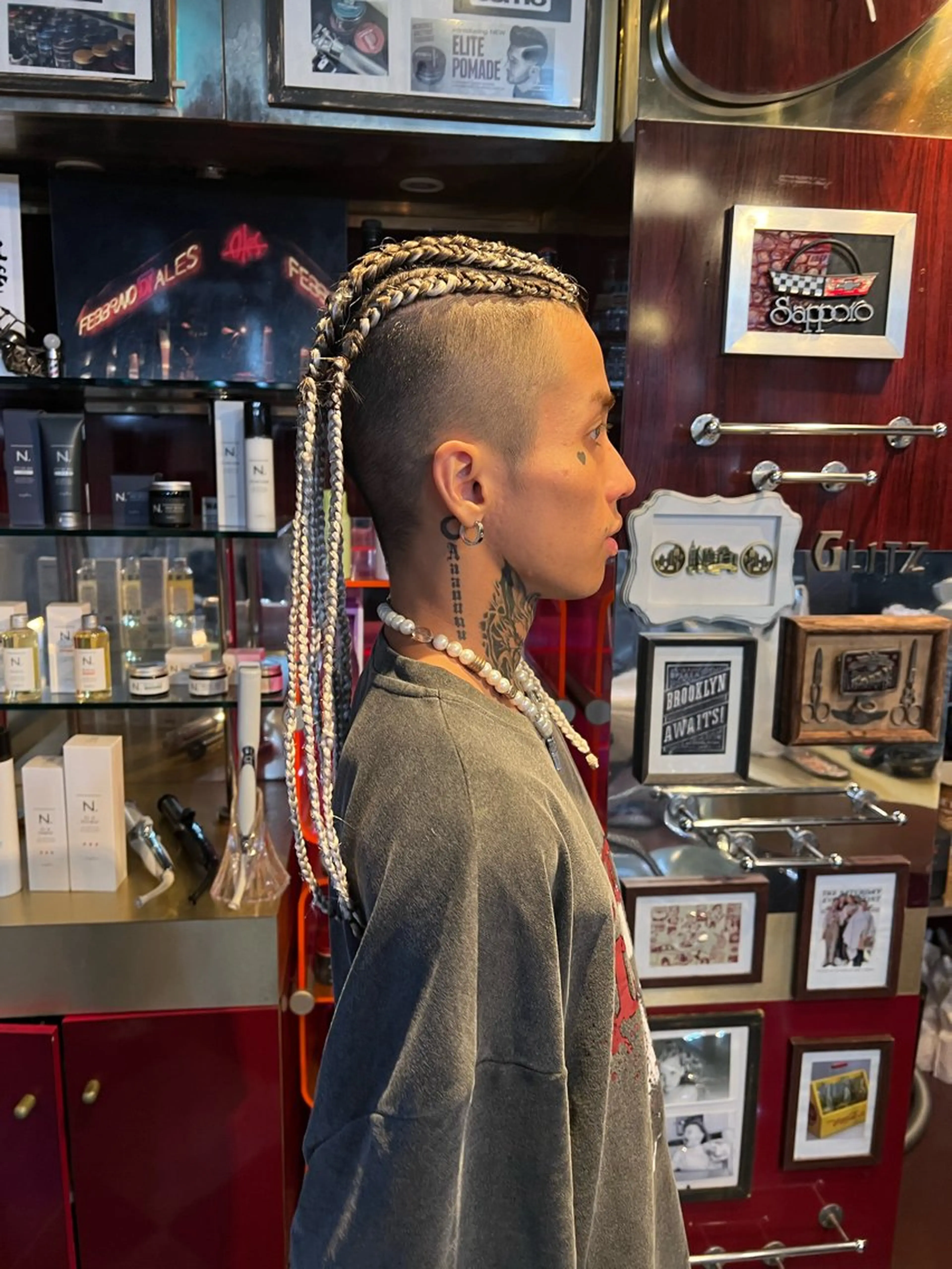 ロング ヘアアレンジ メンズ ヘアセット 横浜ショートカット/ レイヤー/ 平林侑馬のヘアスタイル