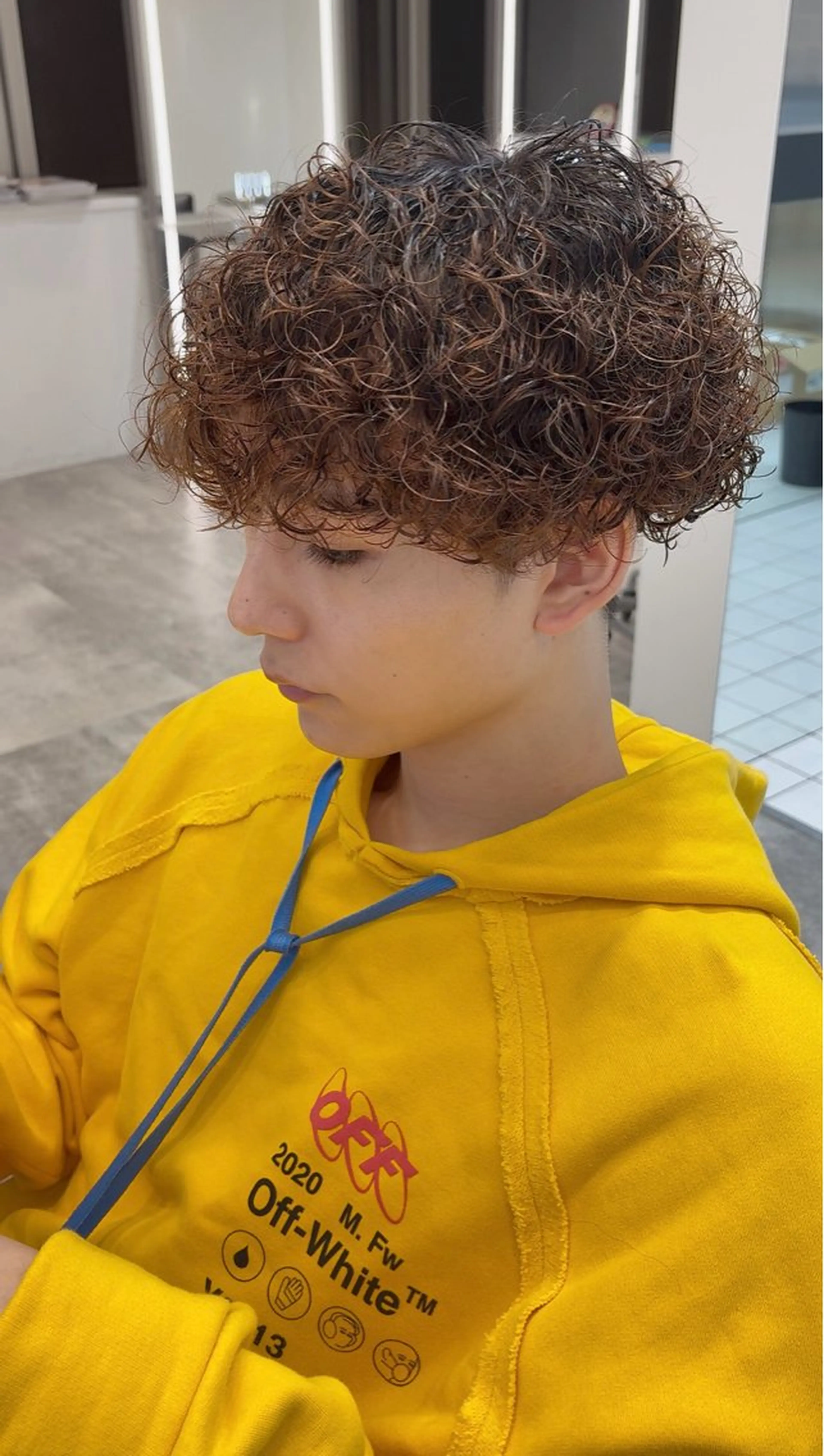 カラー パーマ メンズ カット パーマ fifth 武正 琉生のヘアスタイル