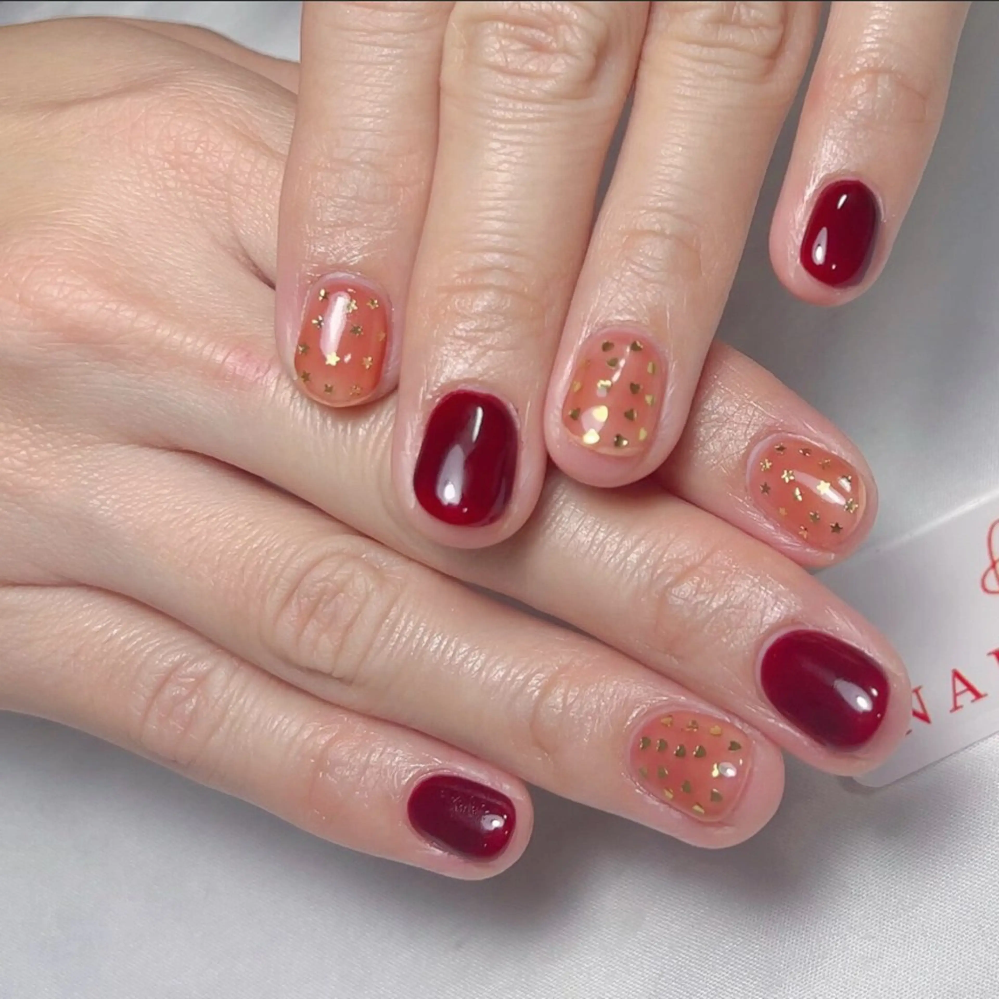 ネイル アートネイル フレンチネイル ジェルネイル グラデーション 韓国ネイル ハンドネイル 久保田 マリコのネイルデザイン