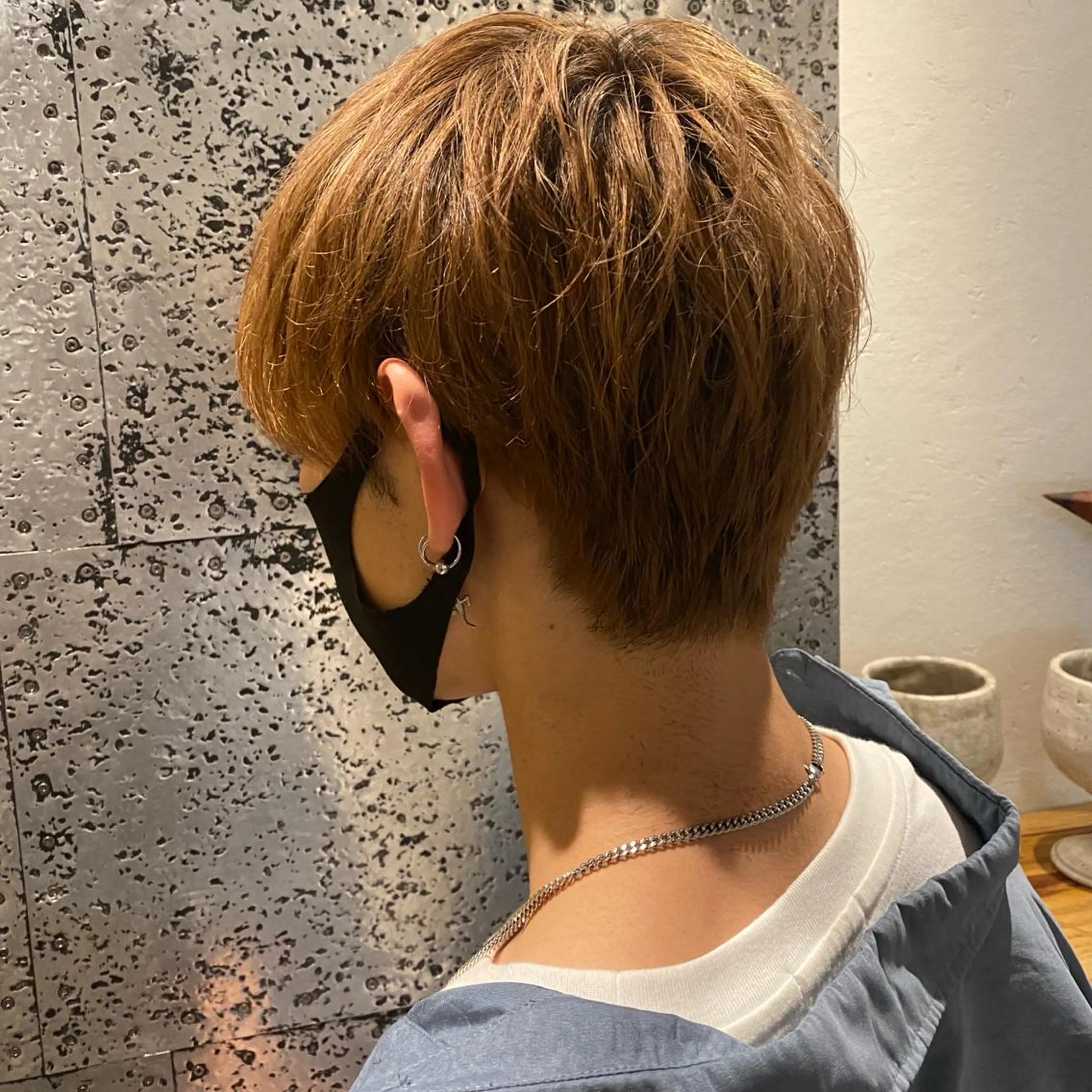 ショート メンズ ブリーチ特化/レイヤ ーカット🥀マサルのヘアスタイル