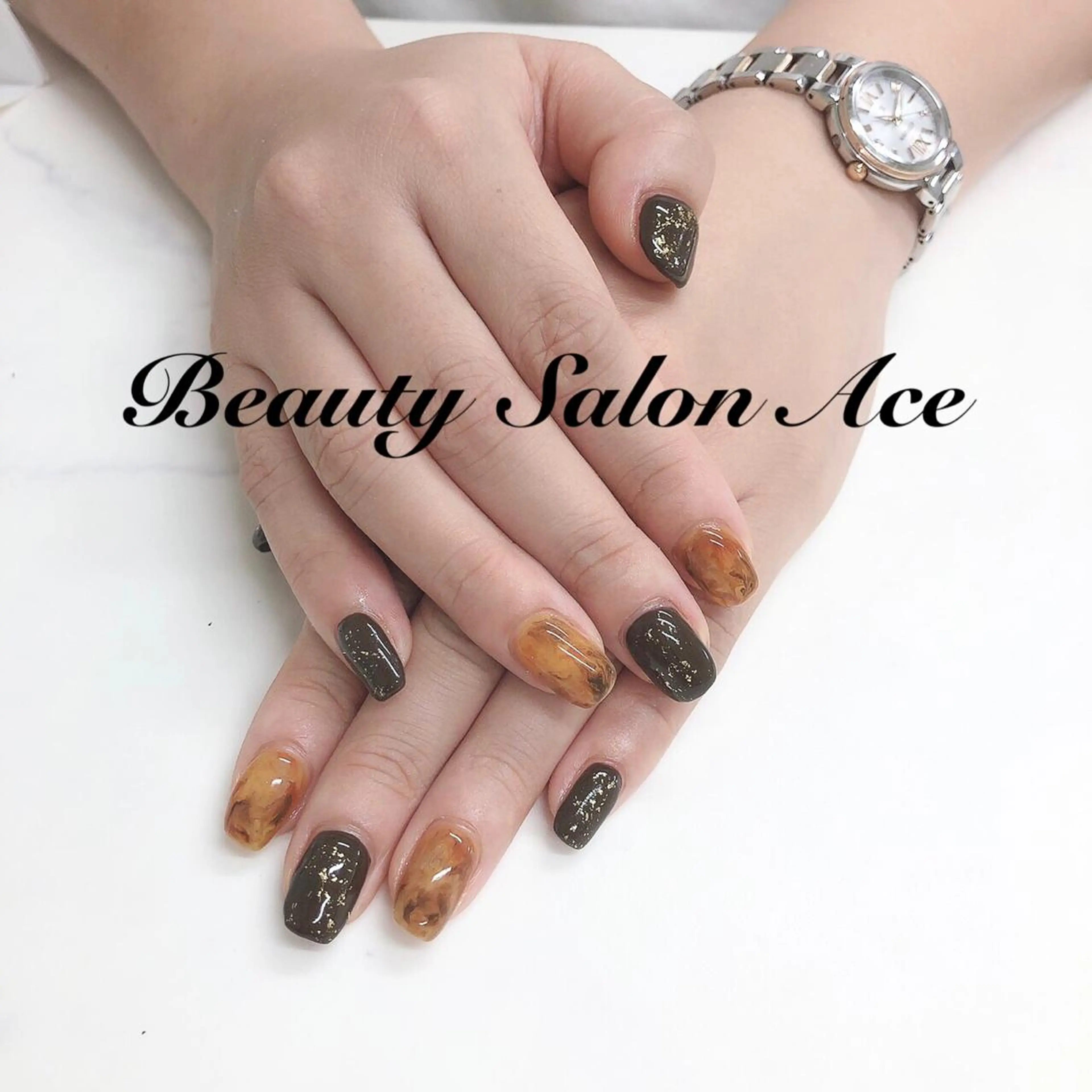 ネイル アートネイル 長さ出し ジェルネイル メンズネイル スカルプネイル ハンドネイル ハンドケア Beauty Salon Ace（ネイルサロン　エース）所属・池袋フィルイン Ace♡長さだしのネイルデザイン