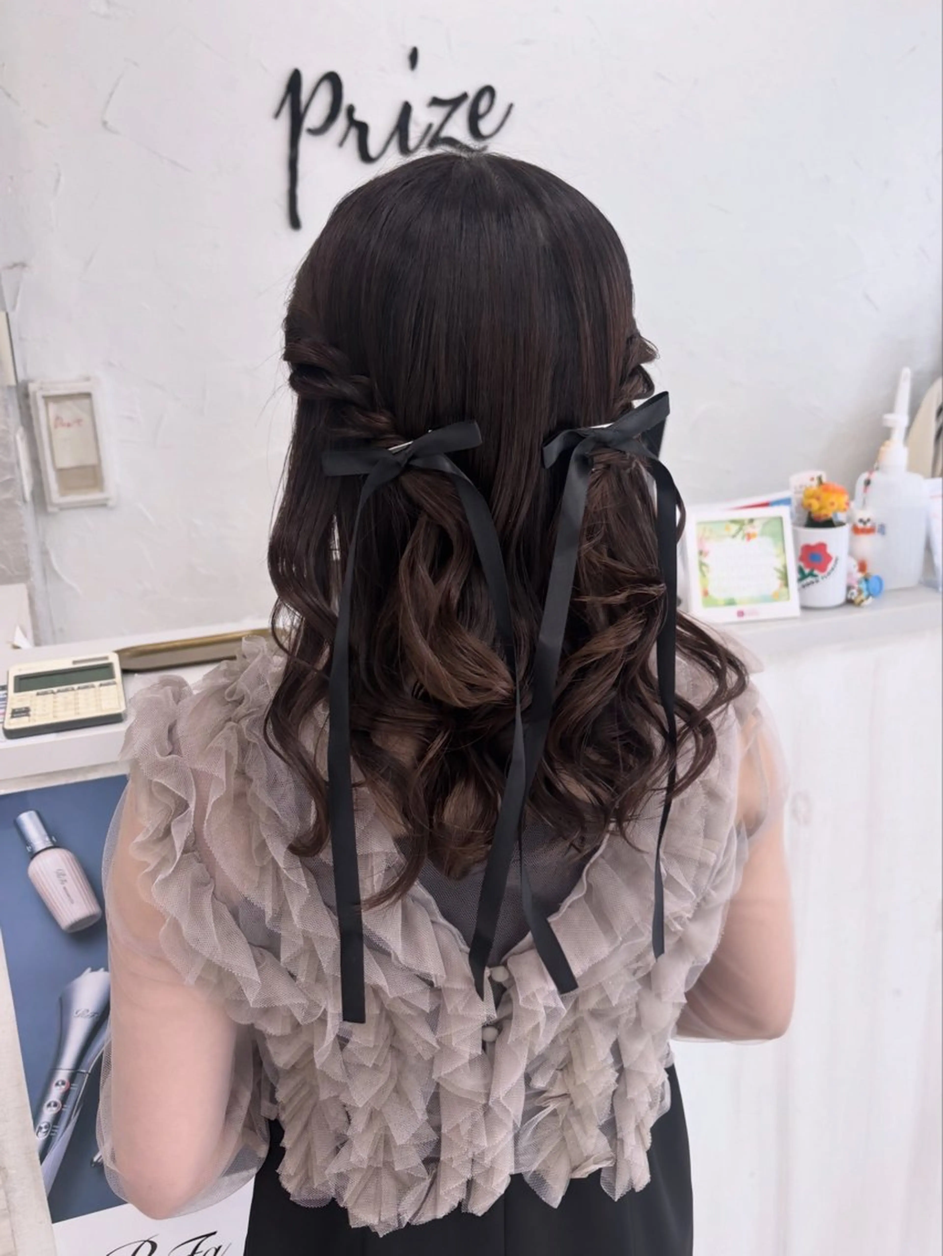 ミディアム ヘアセット 🎀 YURI 🎀 ヘアアレンジ  原宿のヘアスタイル