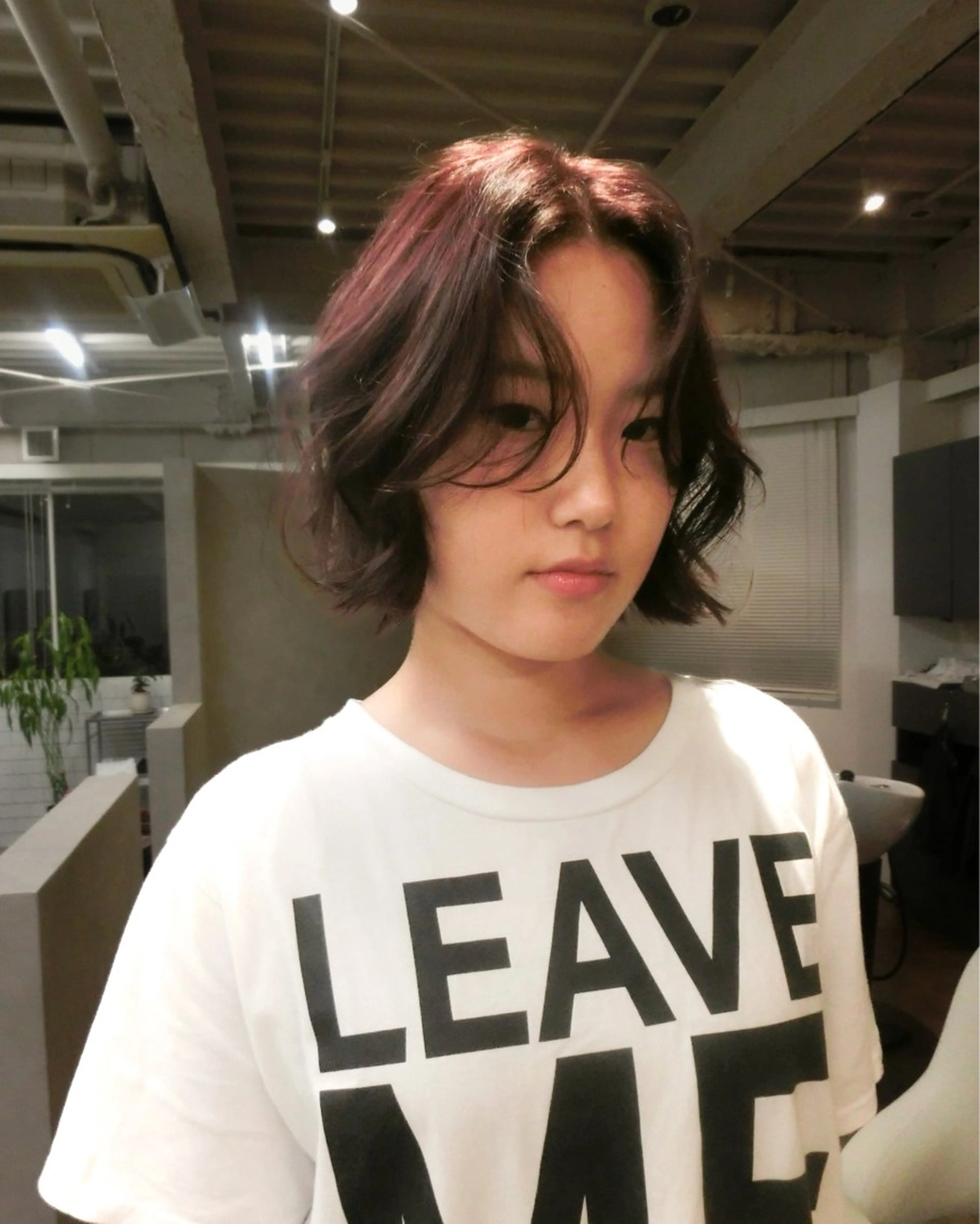 ショート レイヤー/ハイトーン ヒガシサヨのヘアスタイル