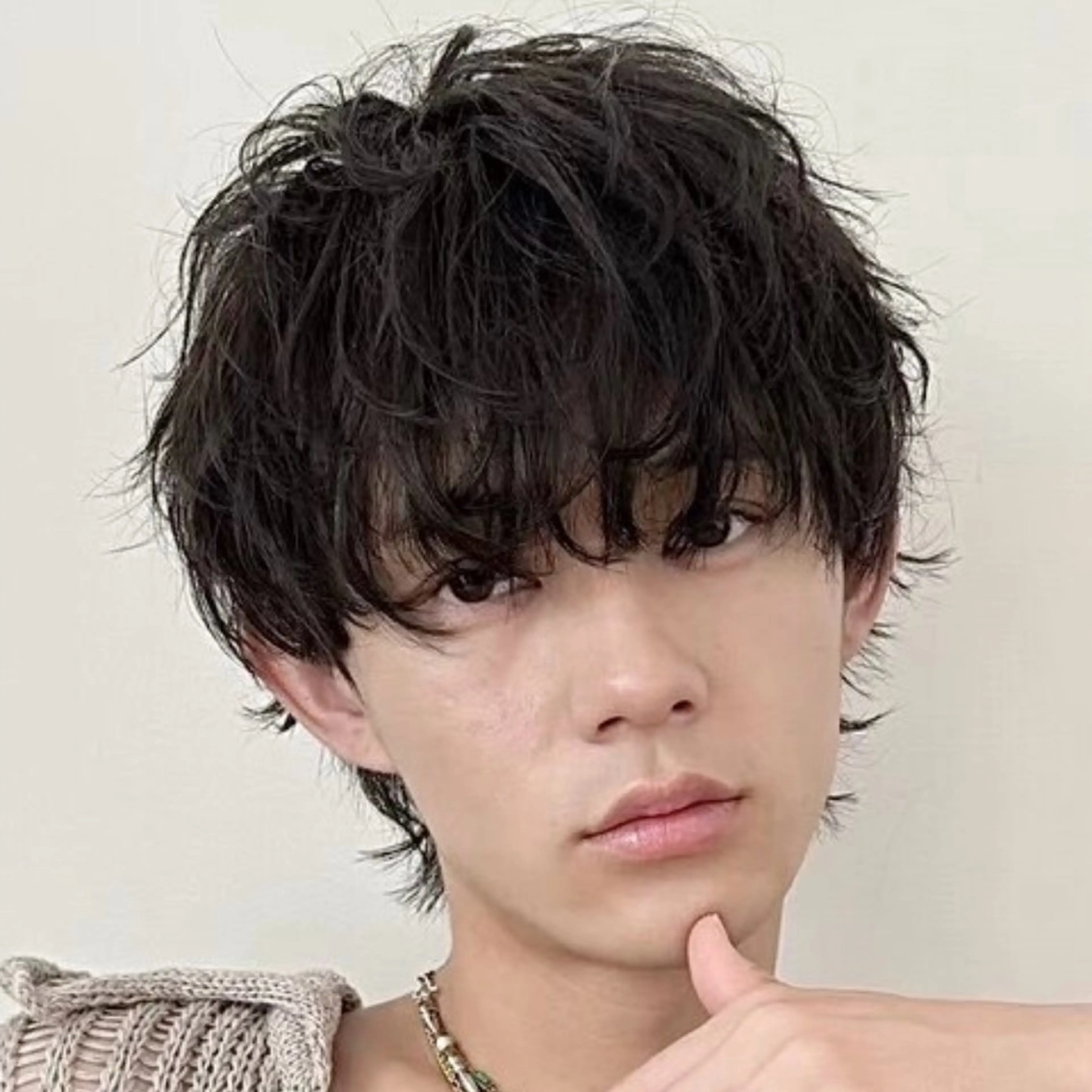 メンズ カット ハイトーン/パーマ/ メンズ / 櫻本🌐のヘアスタイル