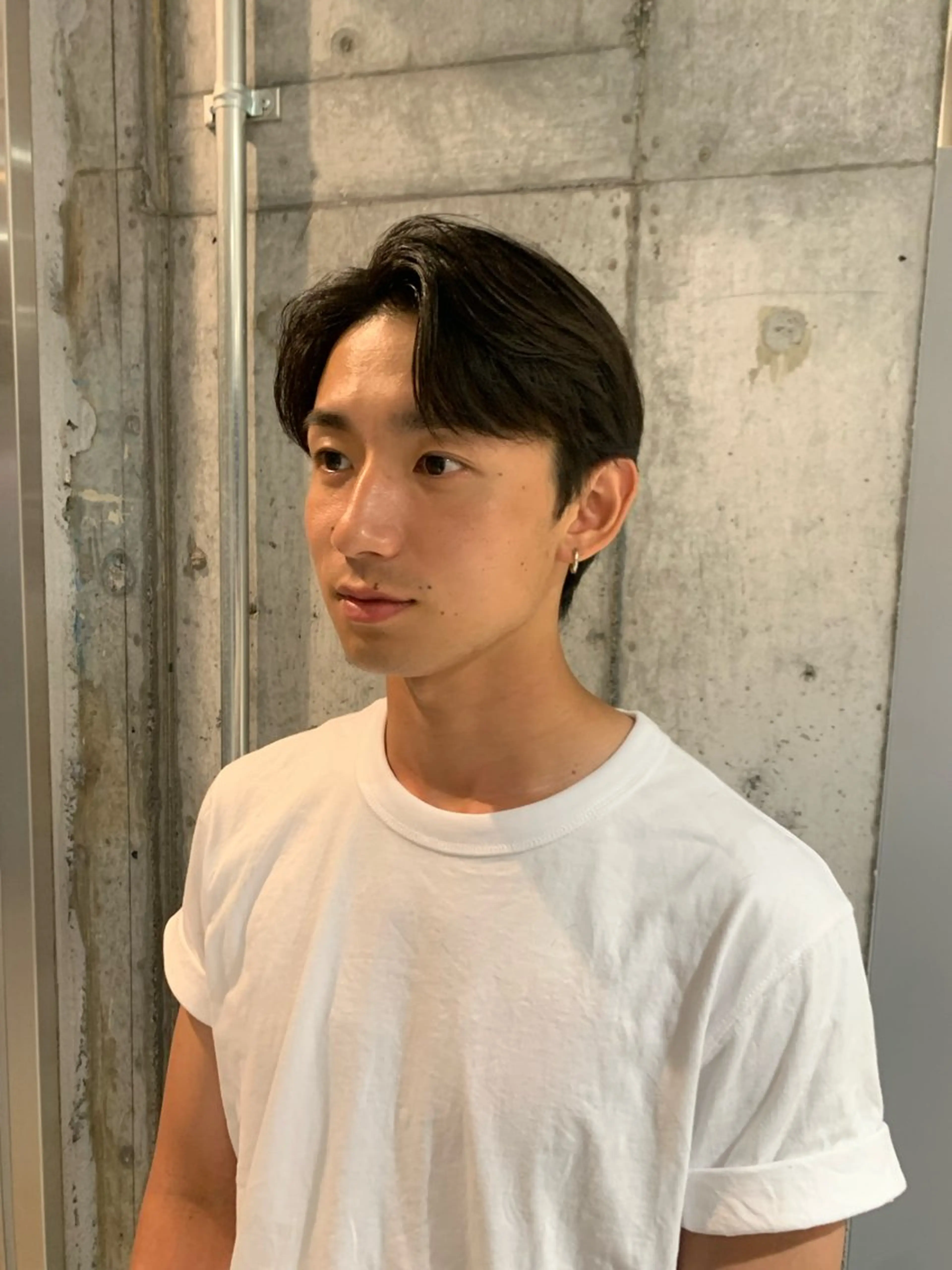 ショート メンズ センターパート レイヤー/メンズ /髪質改善　廣島公平のヘアスタイル