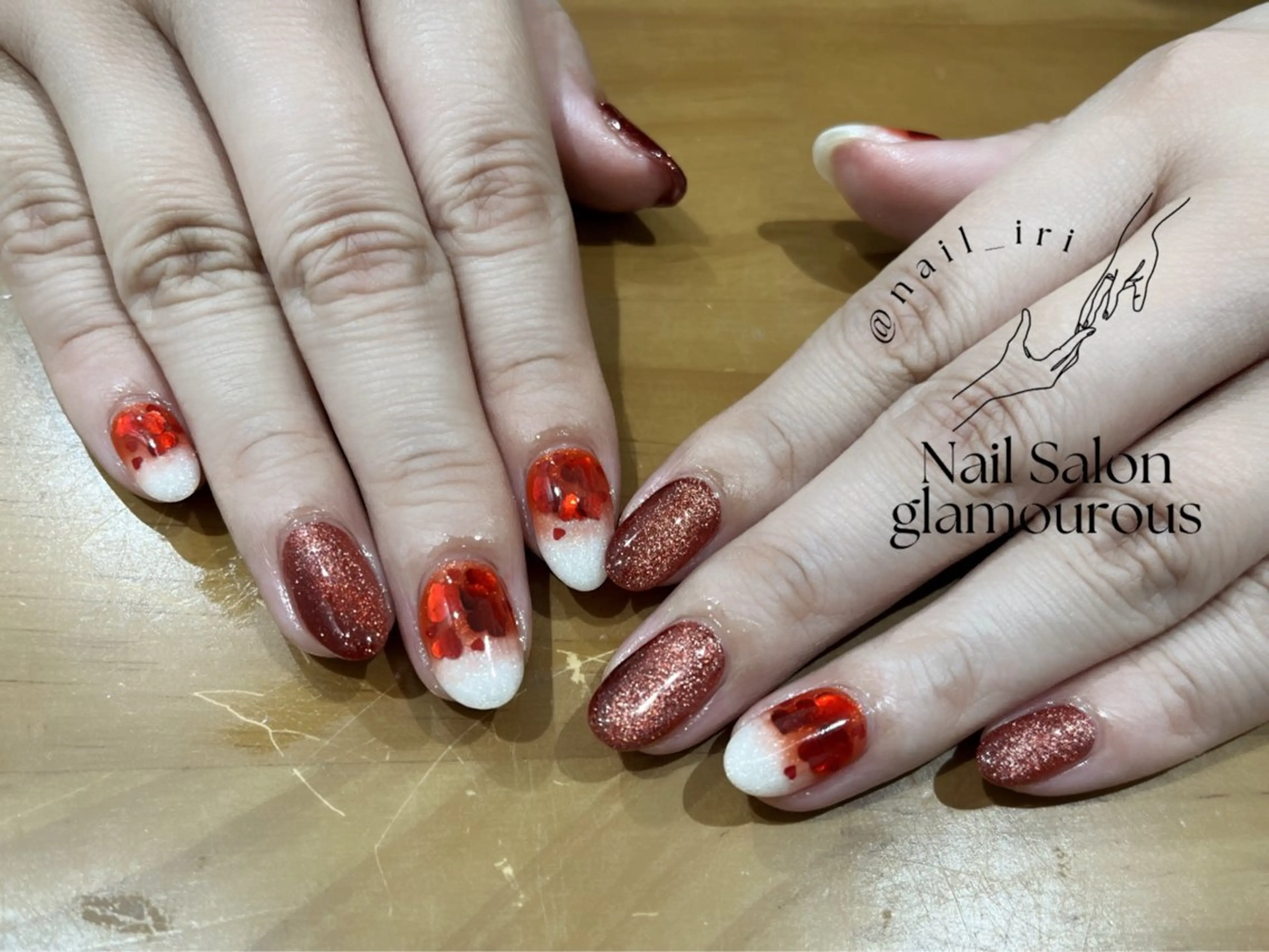 ネイル バレンタイン ハンドネイル 中川 愛理のその他イメージ