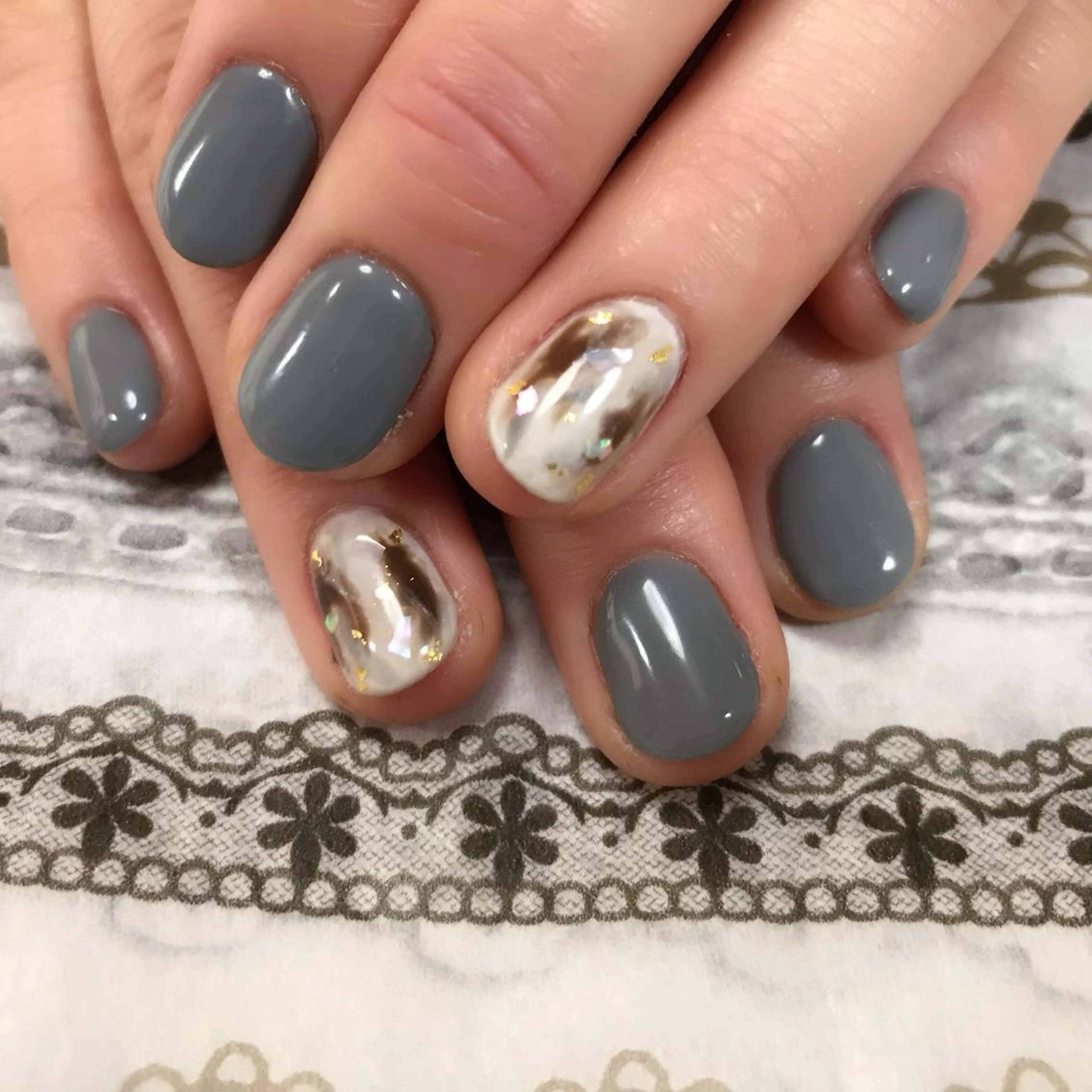 ネイル ハンドネイル an sucre baseのネイルデザイン