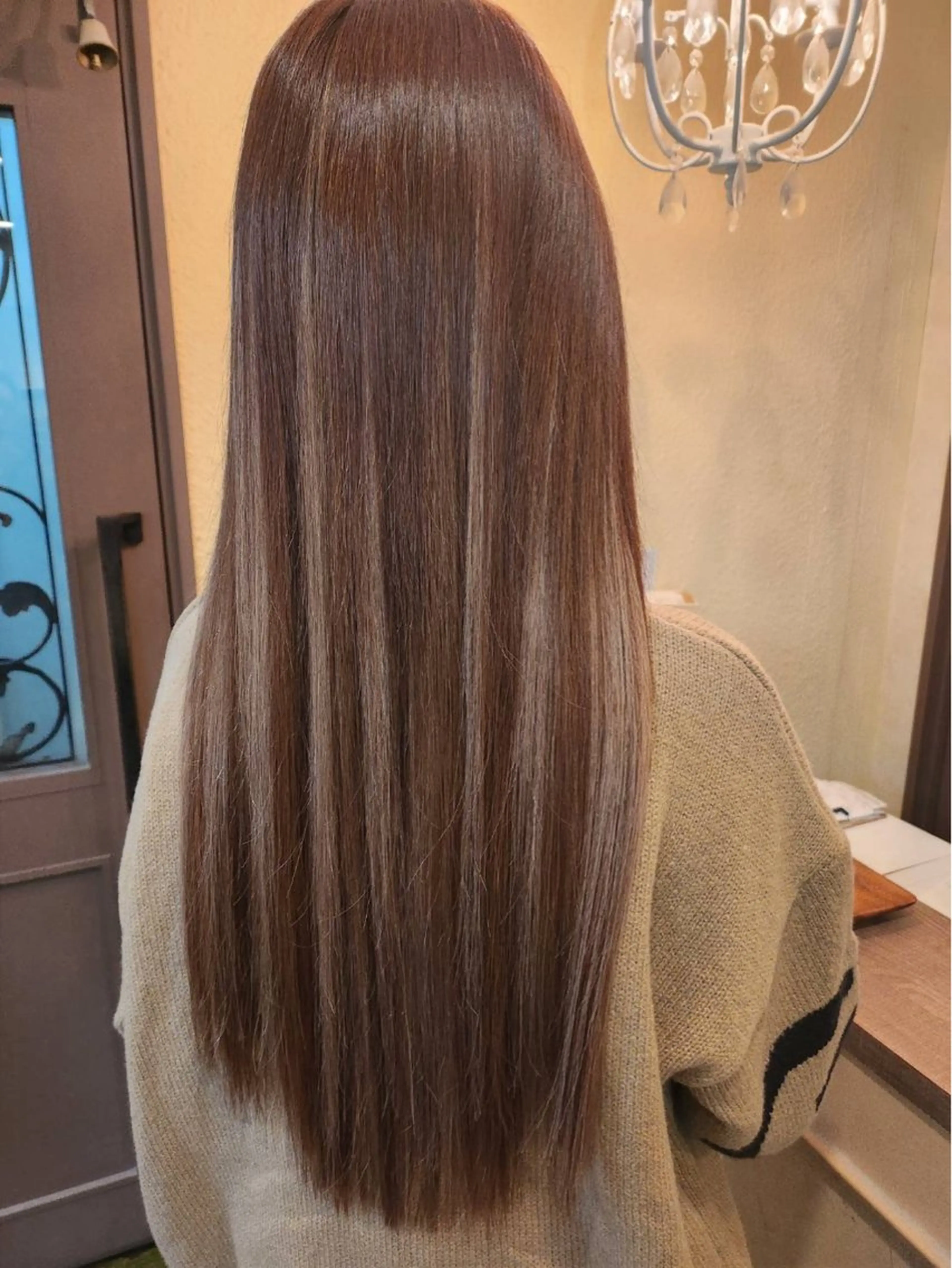 ロング ヘアアレンジ シールエクステ エクステ ハイライト ロング カット エクステ MagicMush ✴︎シールエクステのヘアスタイル