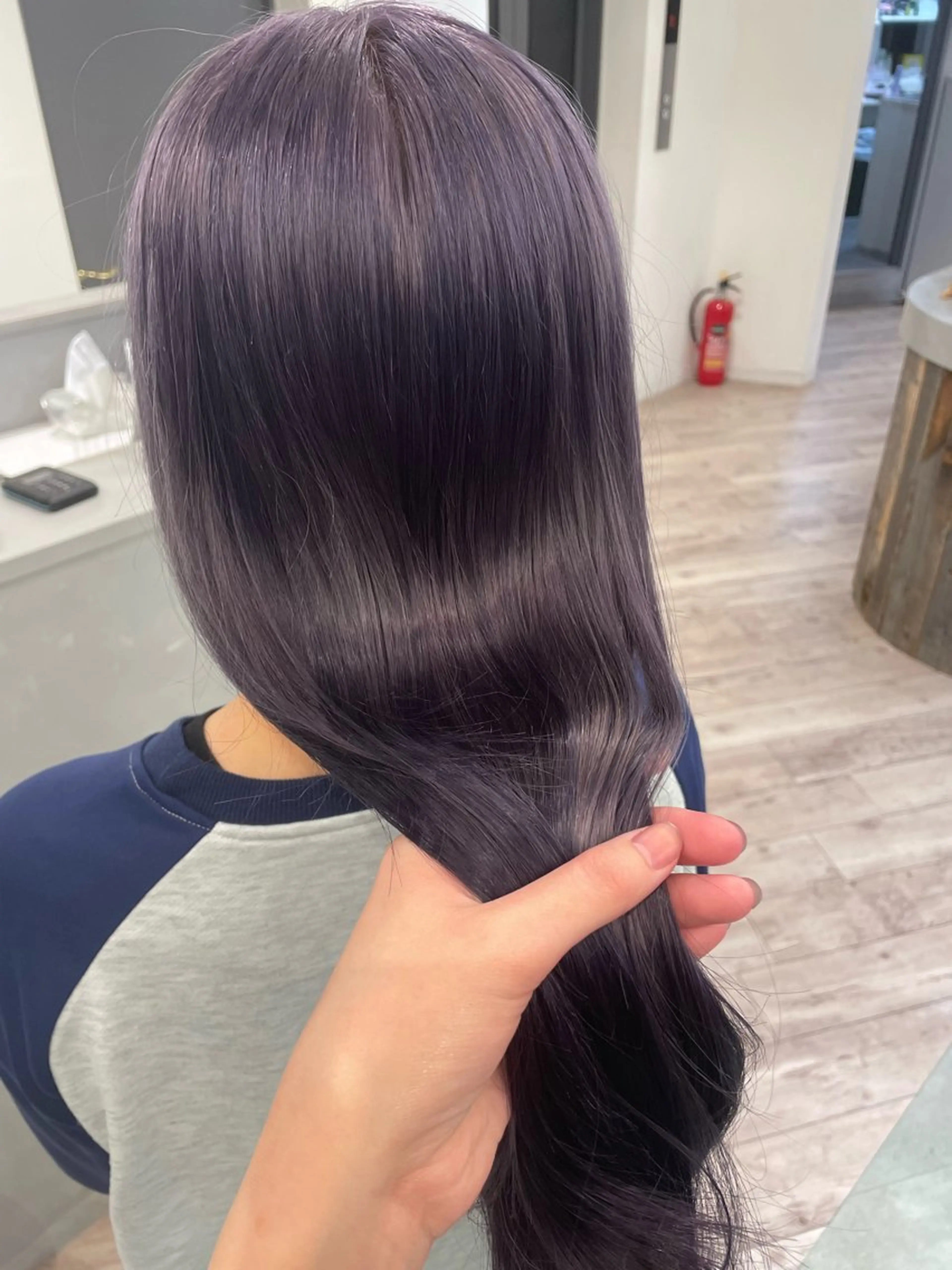 ロング ヘアカラー トリートメント ♡似合わせハイトーン ♡maiのヘアスタイル