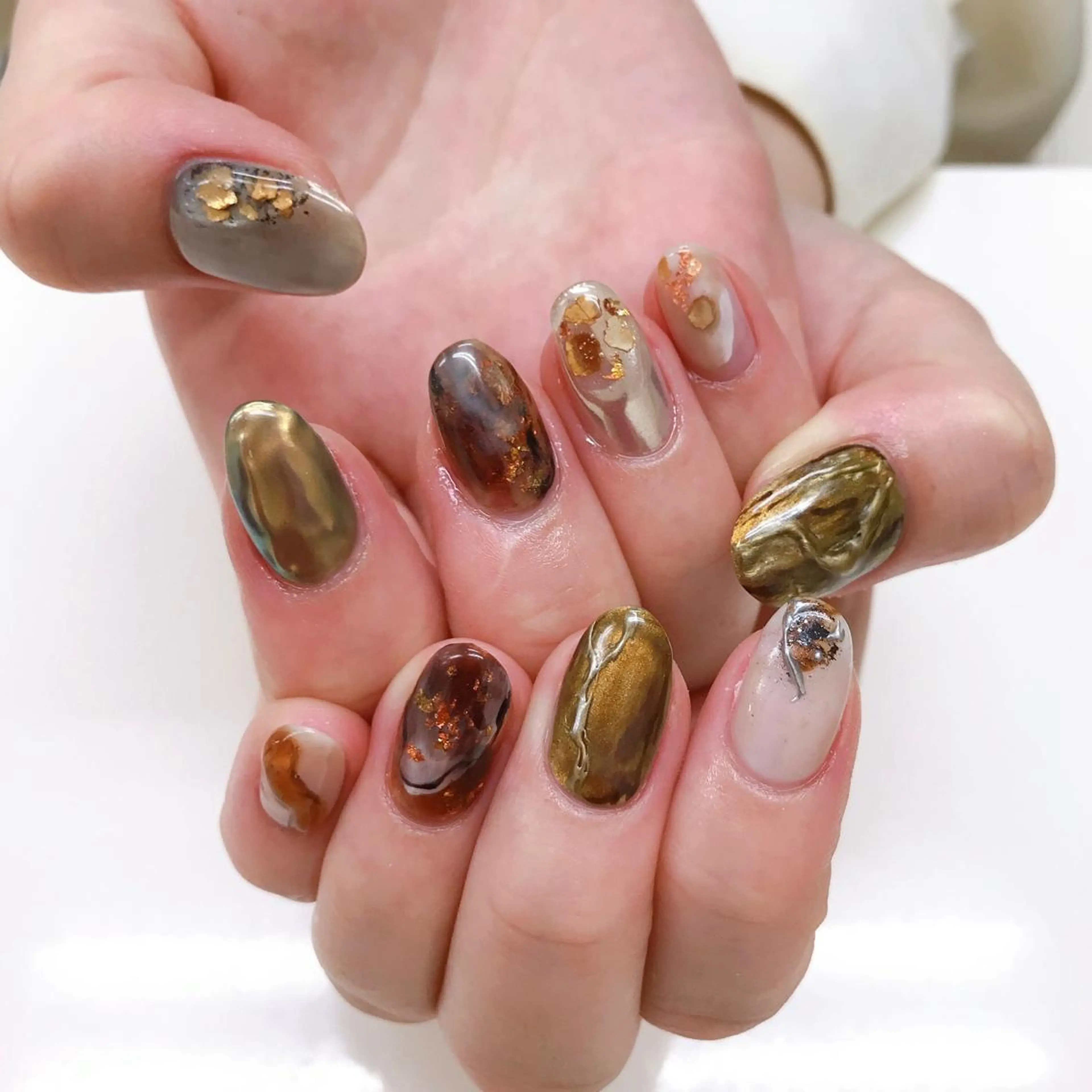 ネイル ハンドネイル Hisaka Mikiのネイルデザイン