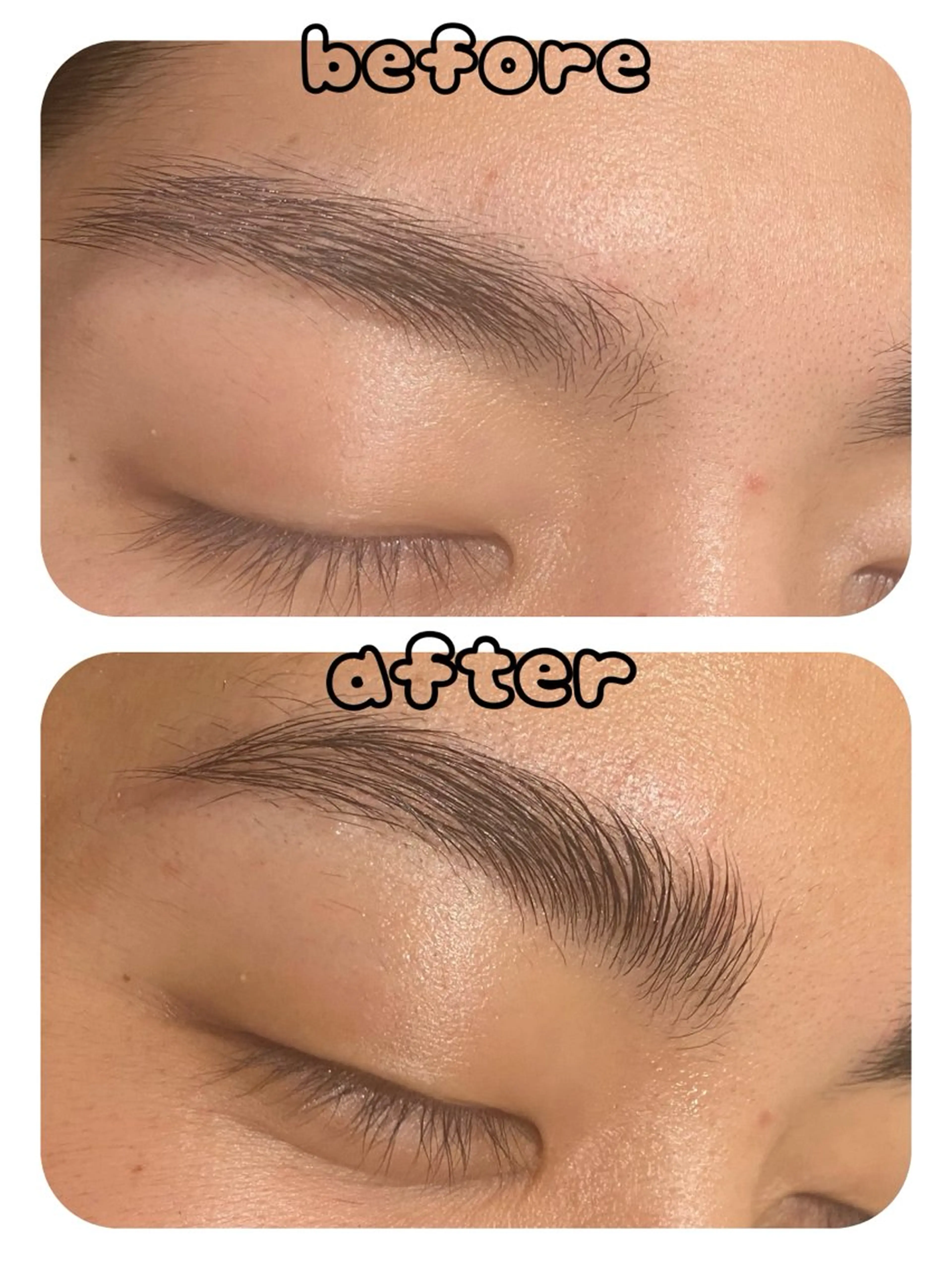 アイブロウ ハリウッドブロウリフト ants茶山店所属・北川 ちなのヘアスタイル