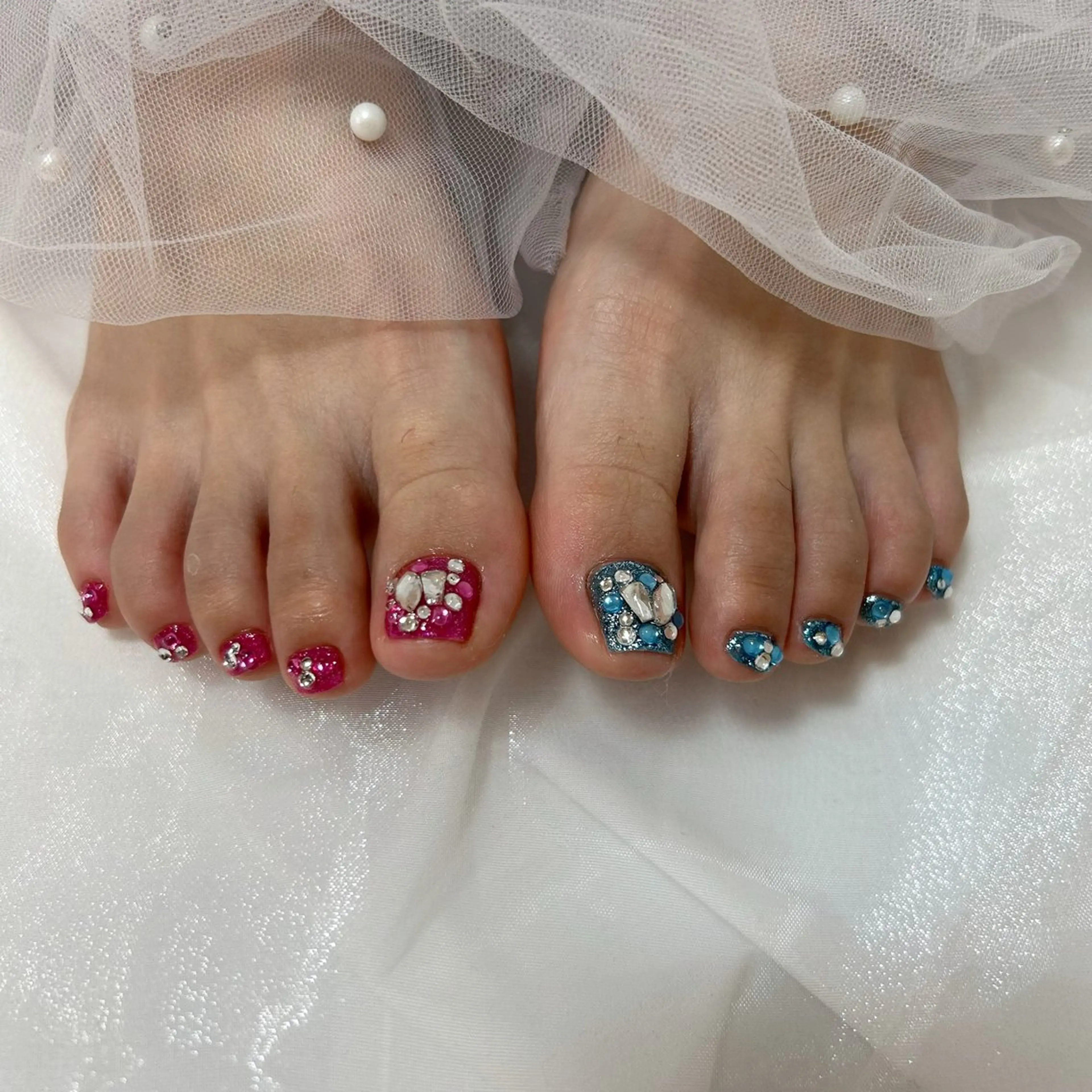 ネイル アートネイル キラキラネイル 持ち込み nico +所属・nico + 鷲野のネイルデザイン