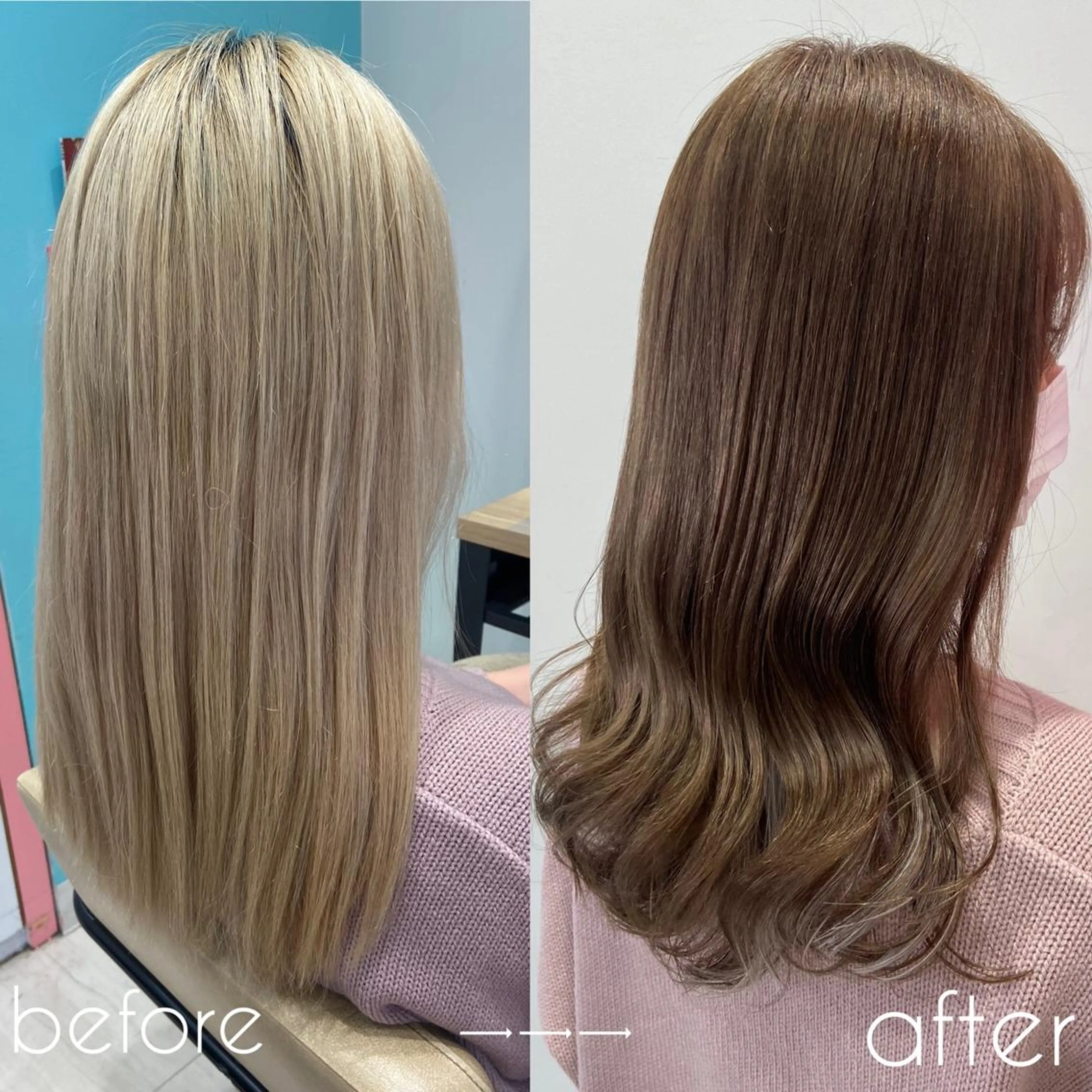 ロング シールエクステ くびれヘア エクステ 顔周りカット 韓国風ヘア 新宿/韓国ヘア 中明度カラー/かやのヘアスタイル