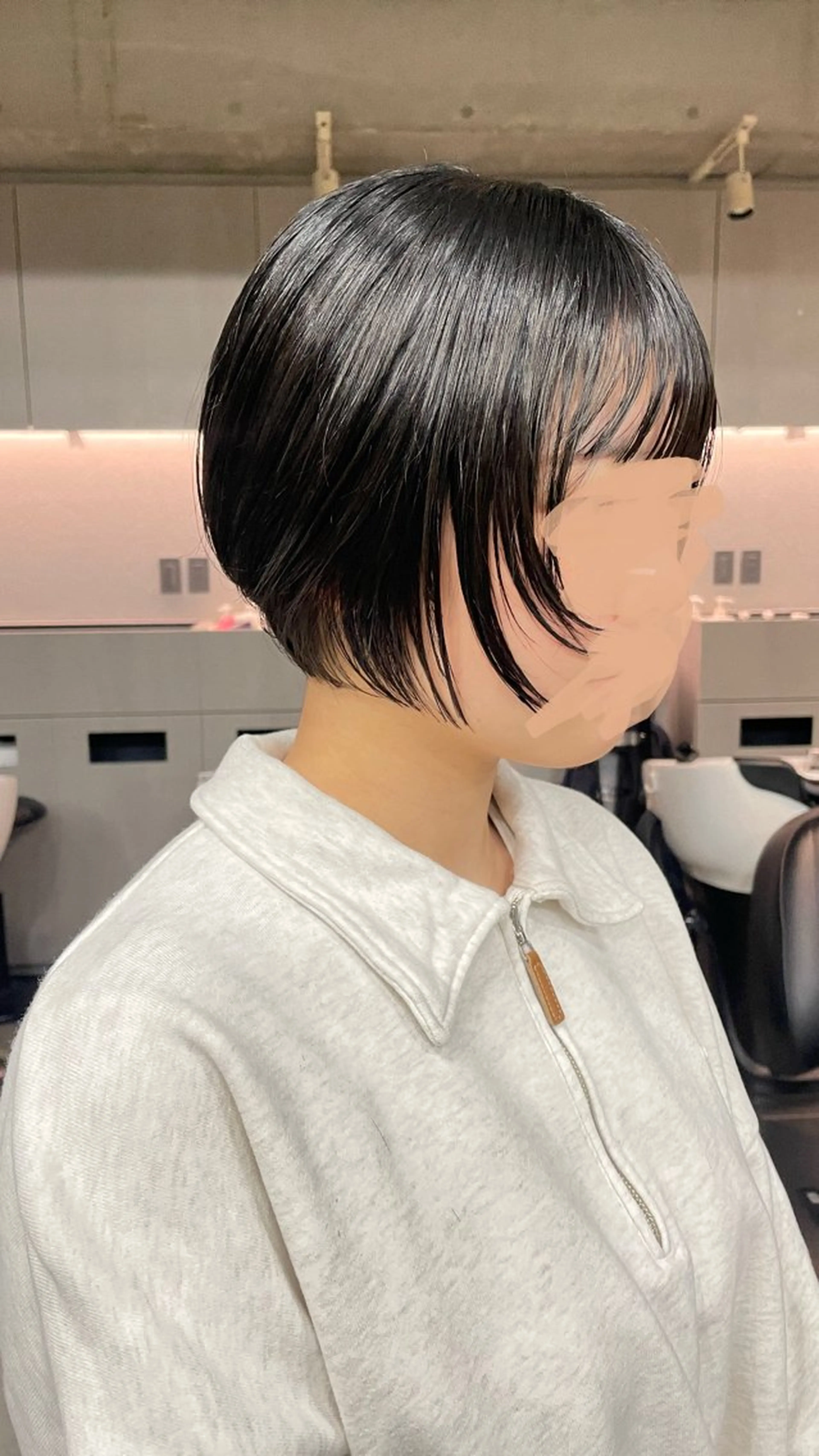 ショート ショートボブ/ パーマ/表参道のヘアスタイル