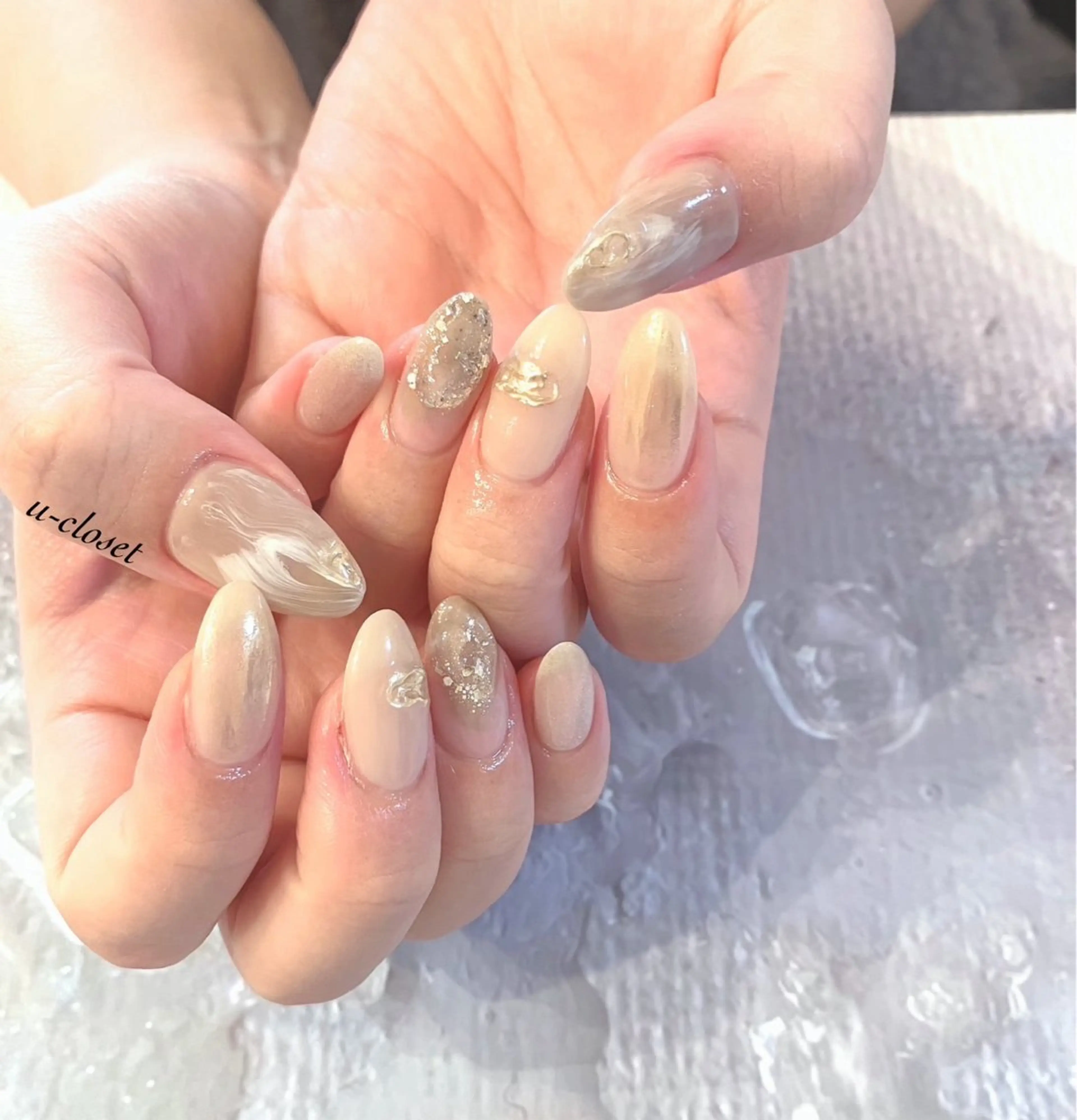 ネイル ハンドネイル u closetのネイルデザイン