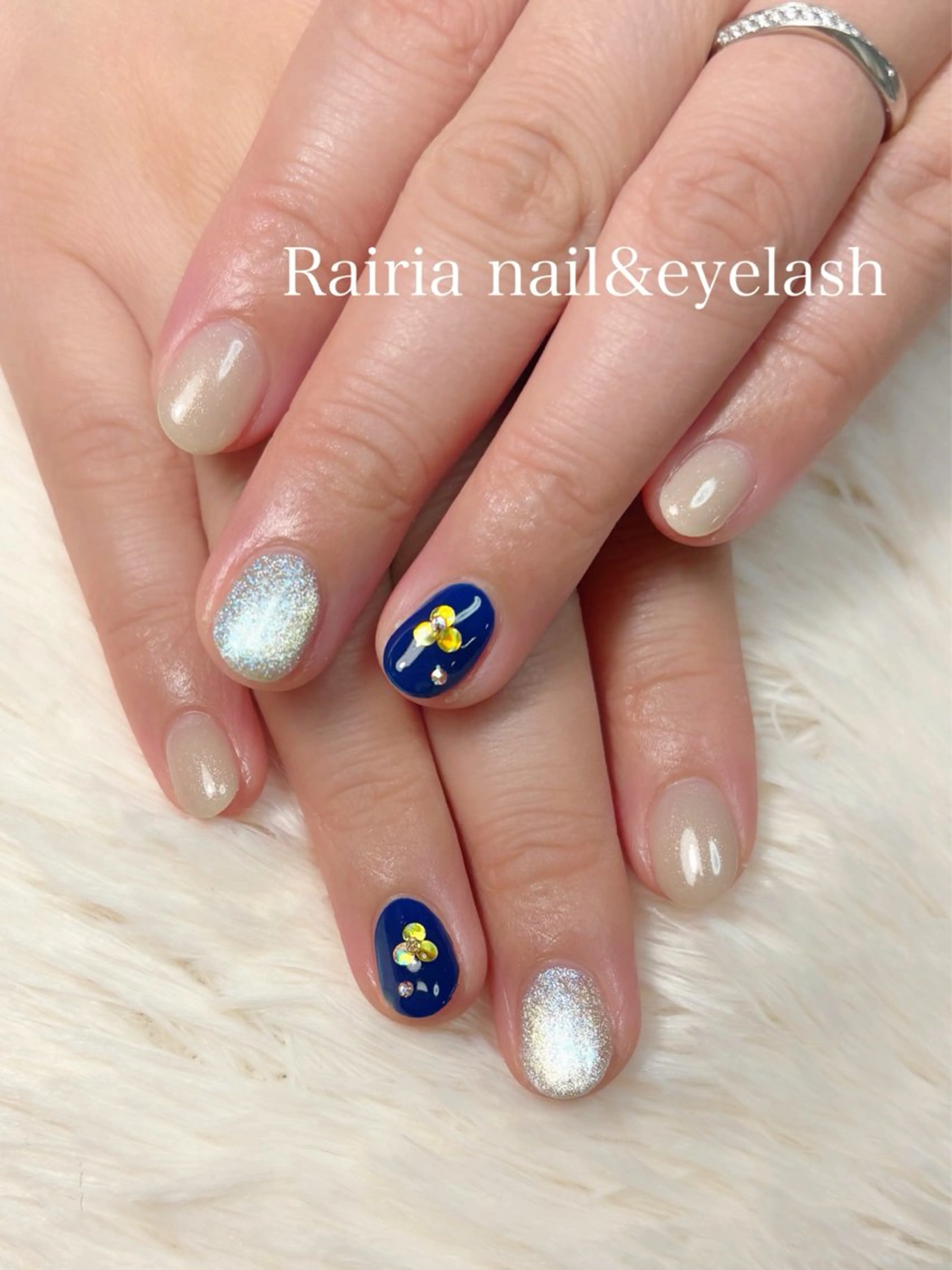 ネイル マグネットネイル ハンドネイル Rairia nail&eyelash  船堀店所属・Rairianail 船堀店のネイルデザイン