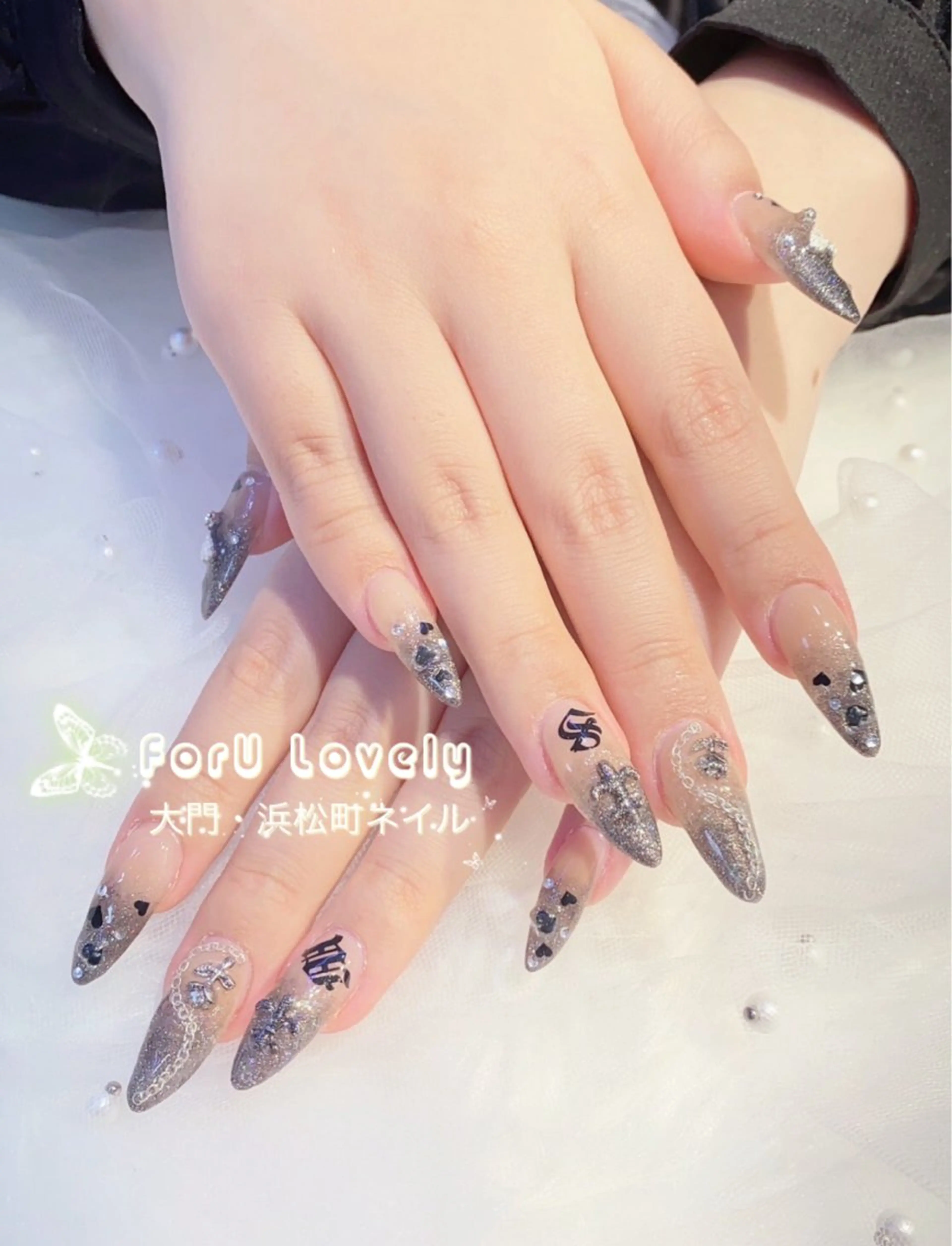 ネイル 桜ネイル フットネイル フレンチネイル ジェルネイル グラデーション ハンドネイル ハンドケア 大門浜松町 ネイルのネイルデザイン